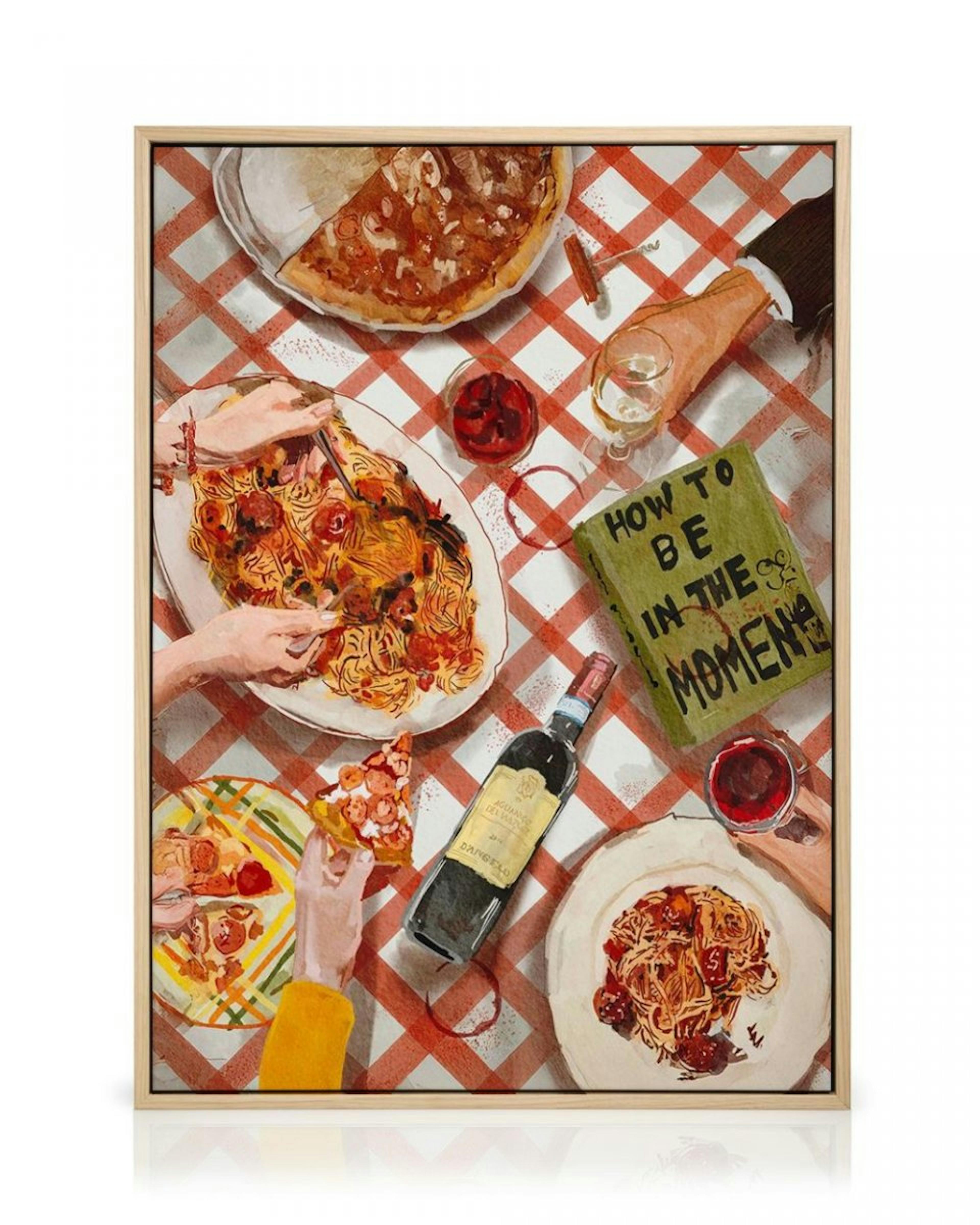 Ekaterina Zagorska - Pizza & Pasta Party Canvas print