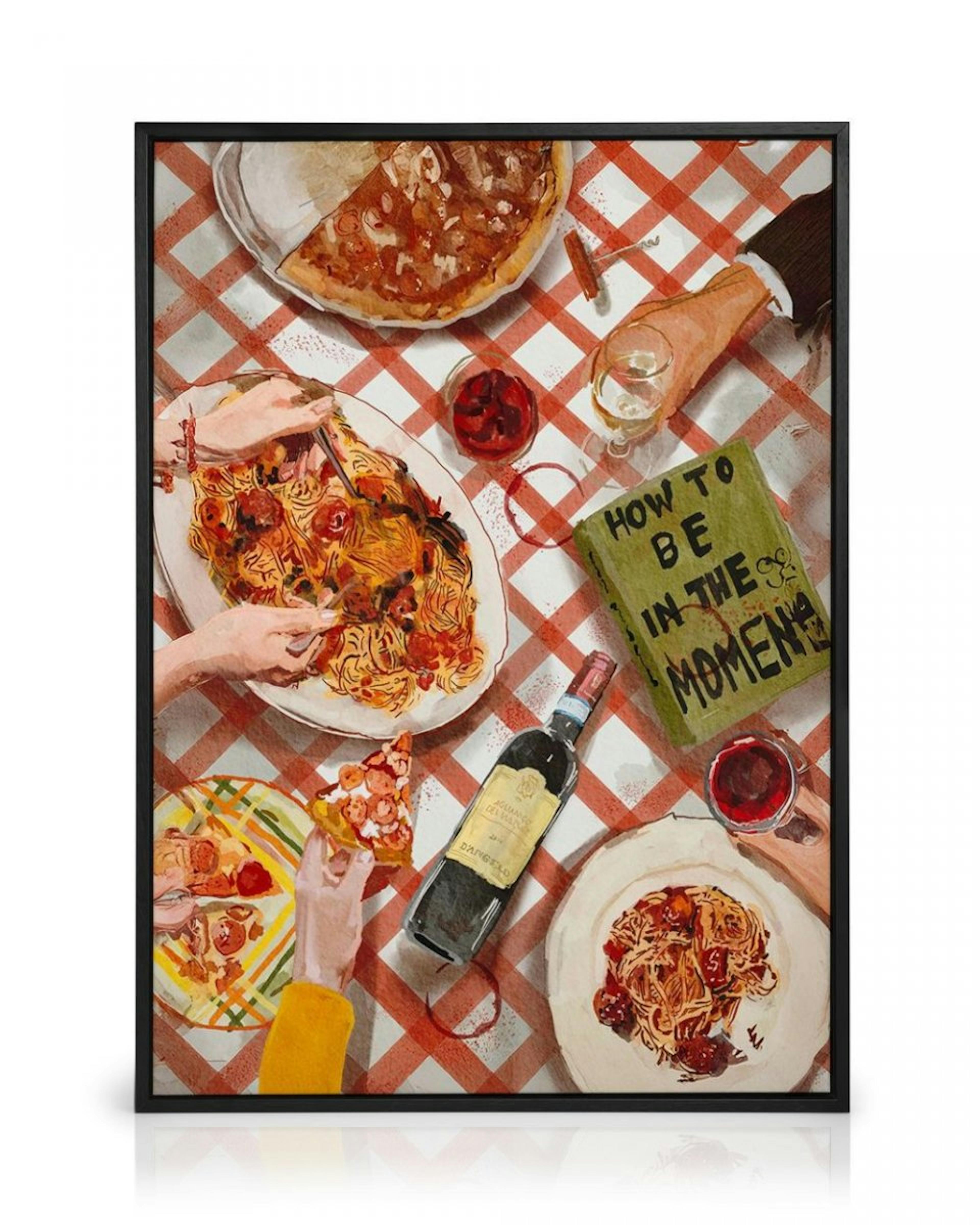 Ekaterina Zagorska - Pizza & Pasta Party Canvas print