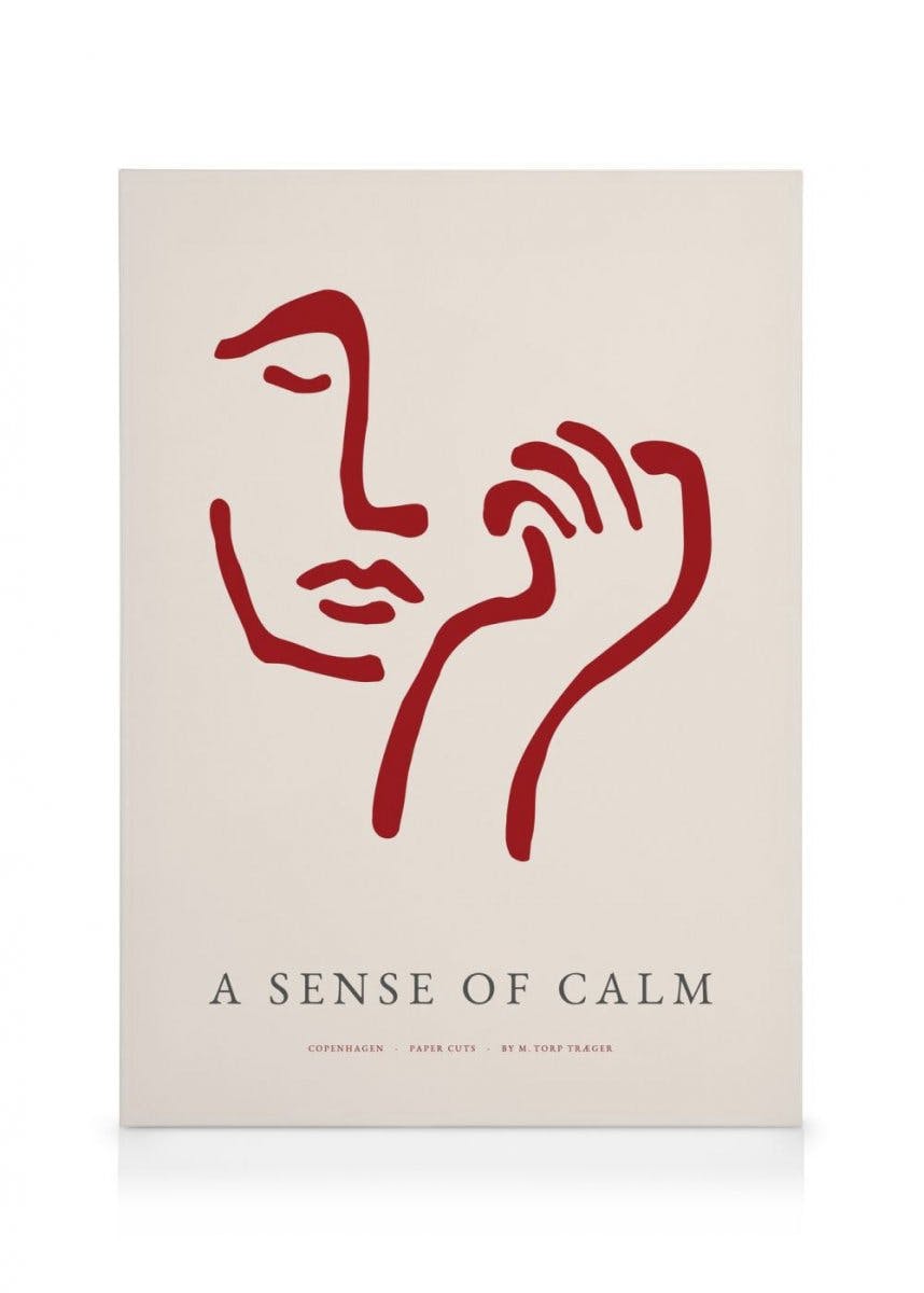 Canvas Prints Mie & Him - A Sense of Calm Canvas print (30x40 cm)