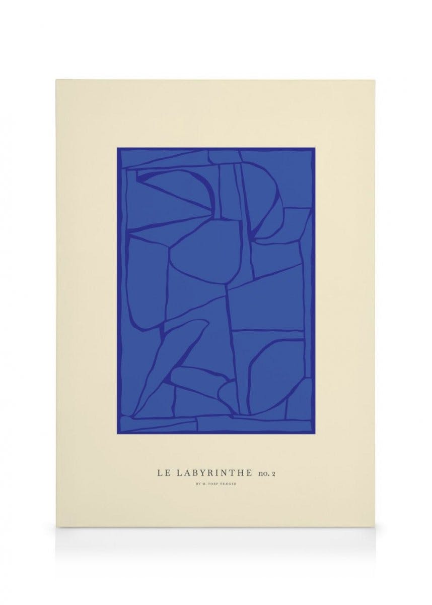 Canvas Prints Mie & Him - Labyrinth No2 Canvas print (50x70 cm)