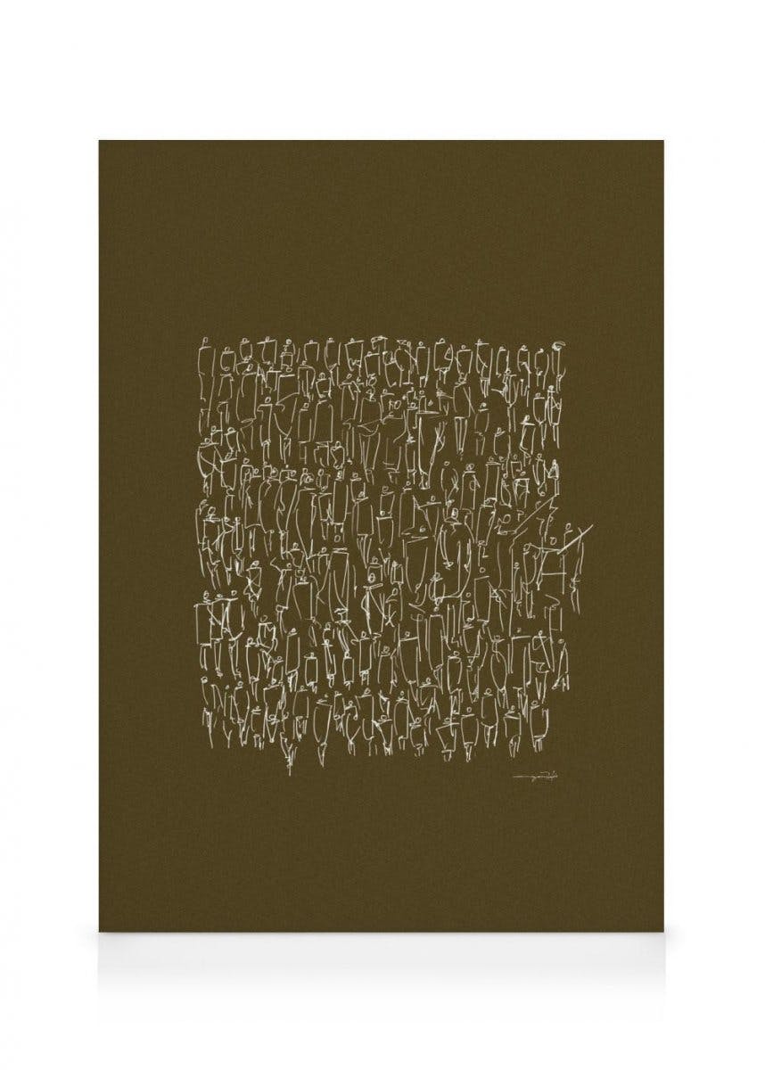 Canvas Prints Mie & Him - People Canvas print (100x140 cm)