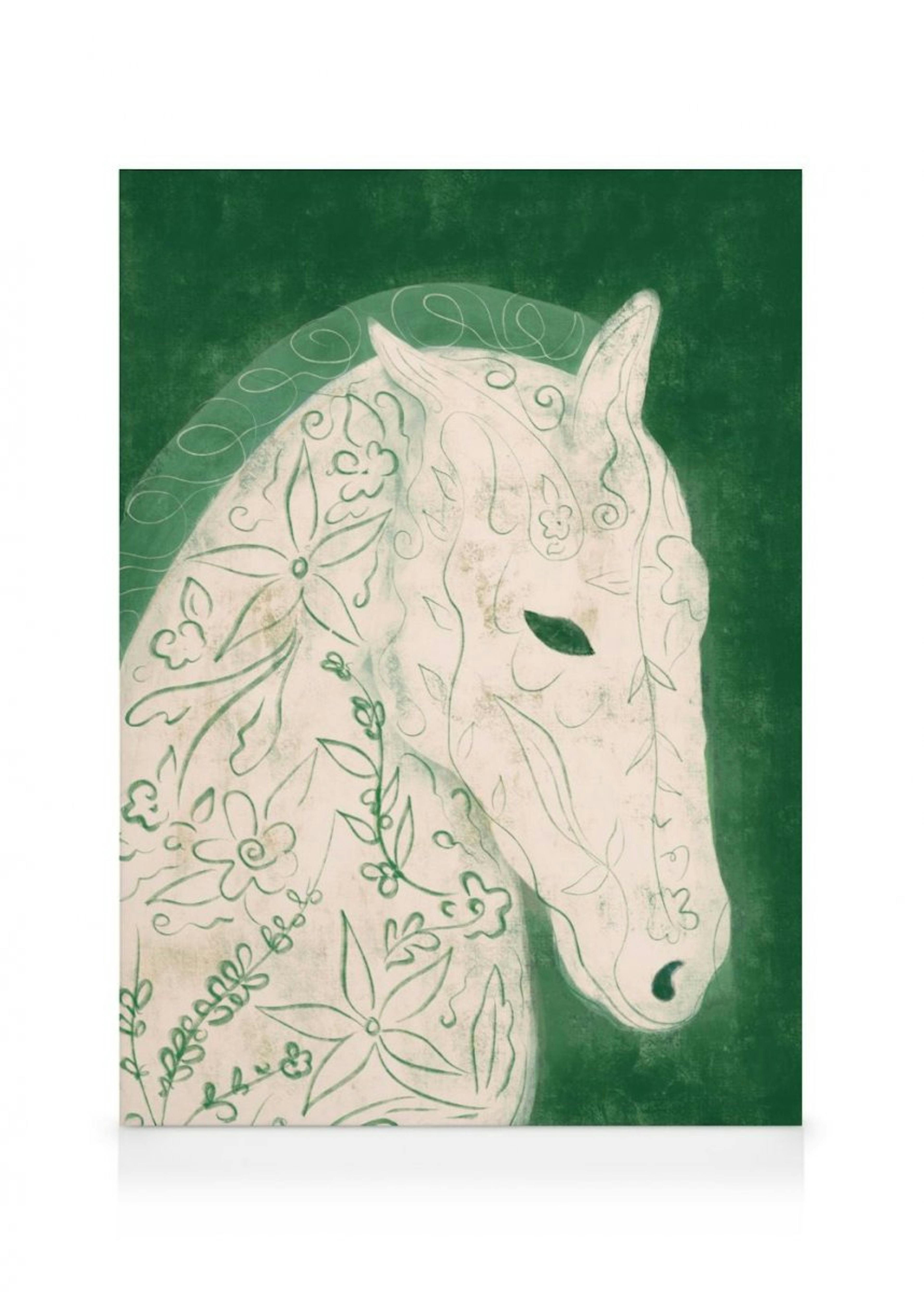 Lucrecia Rey Caro - Earth Horse Canvas print 0