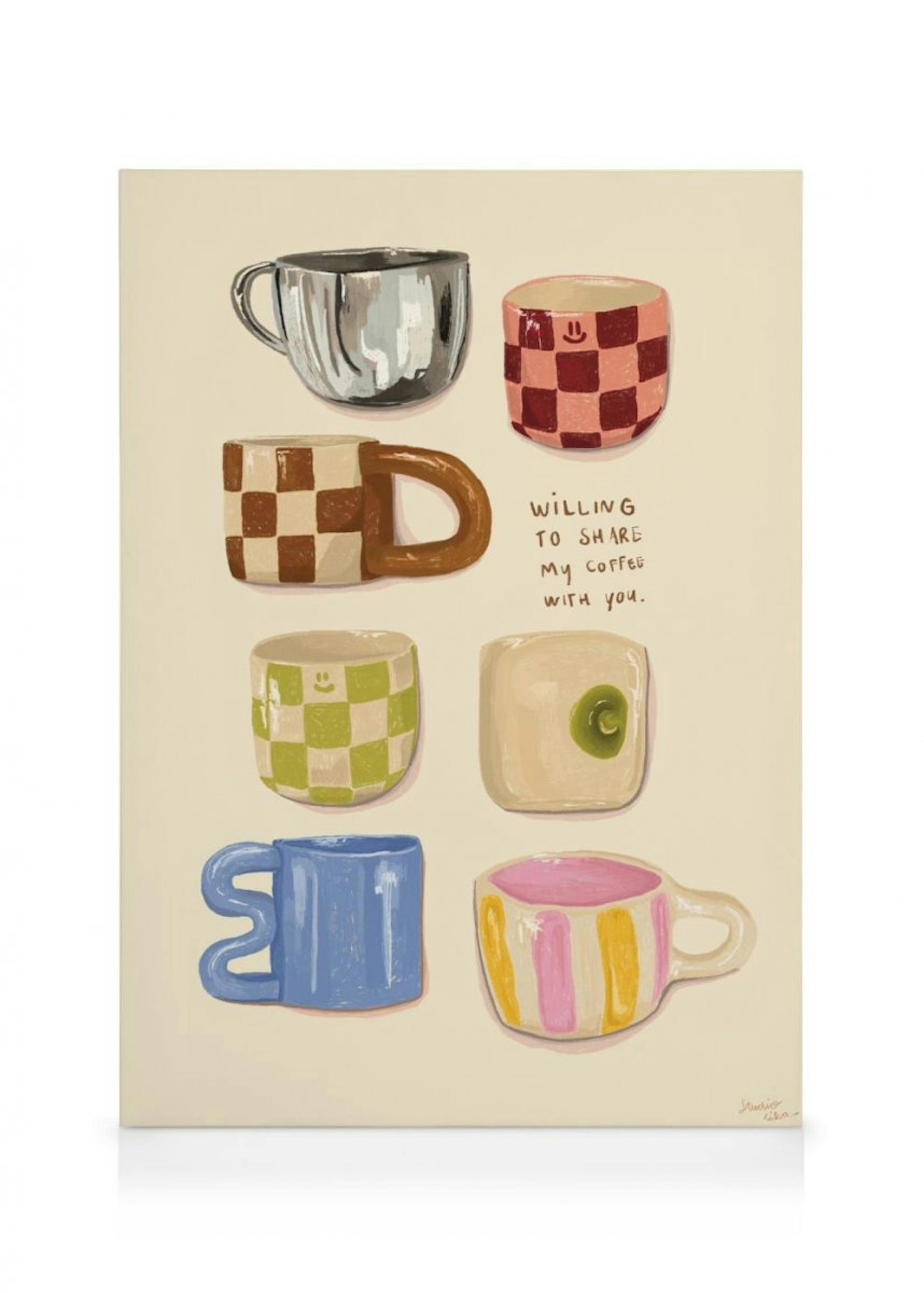 Loïs Langenberg - Willing to share my Coffe with you Leinwandbild 0