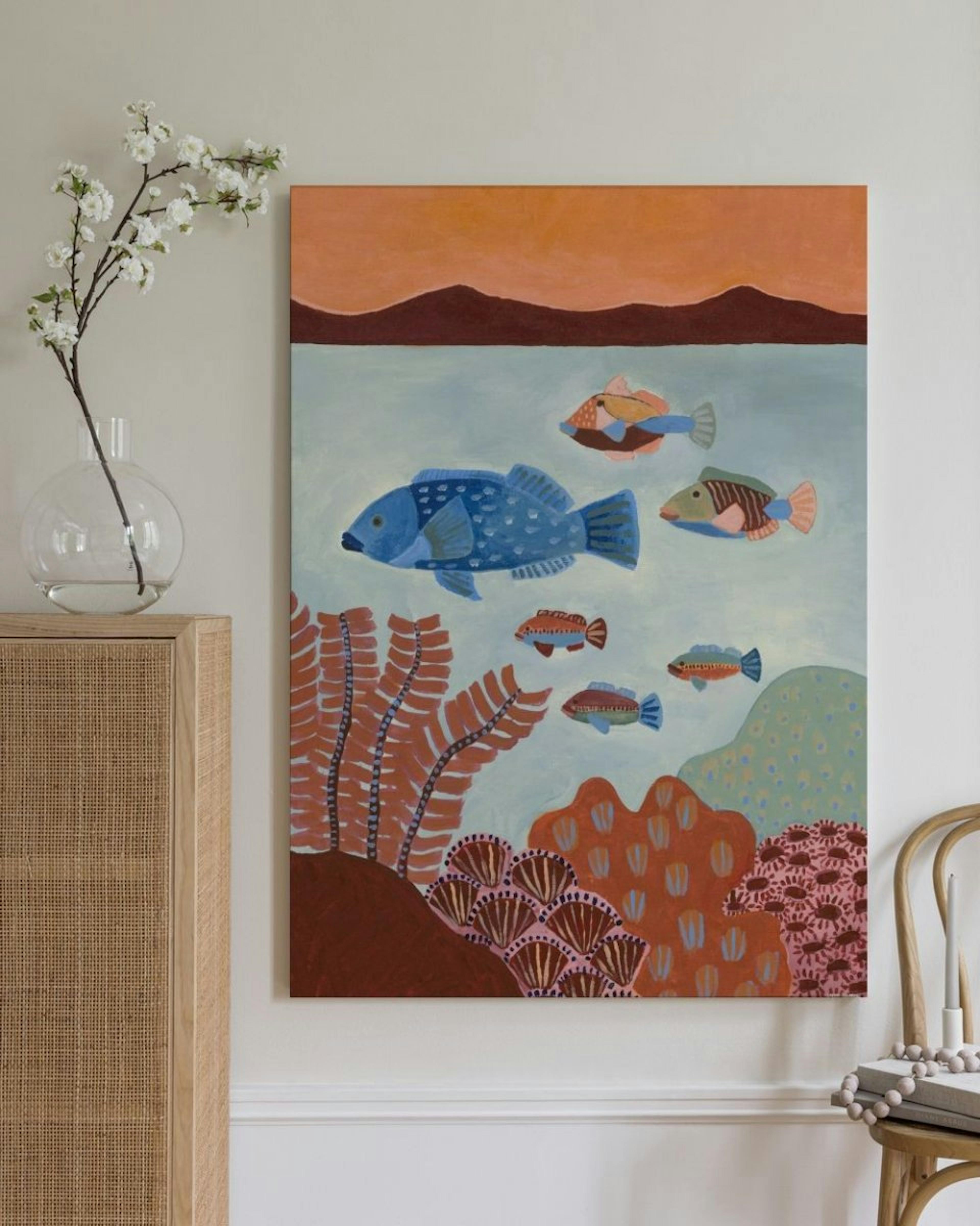 Karina Jambrak - A Swim in the Ocean Canvas