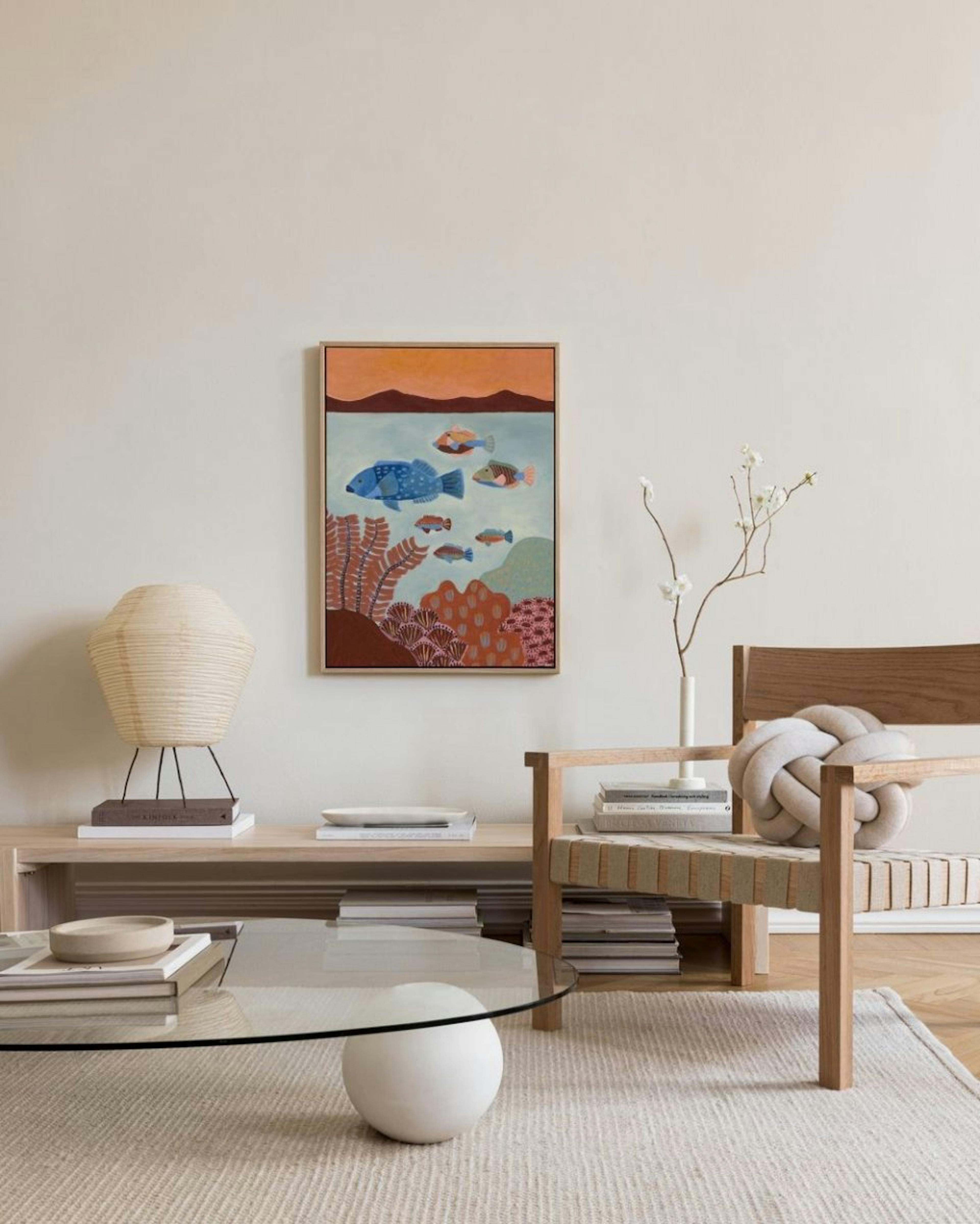 Karina Jambrak - A Swim in the Ocean Canvas