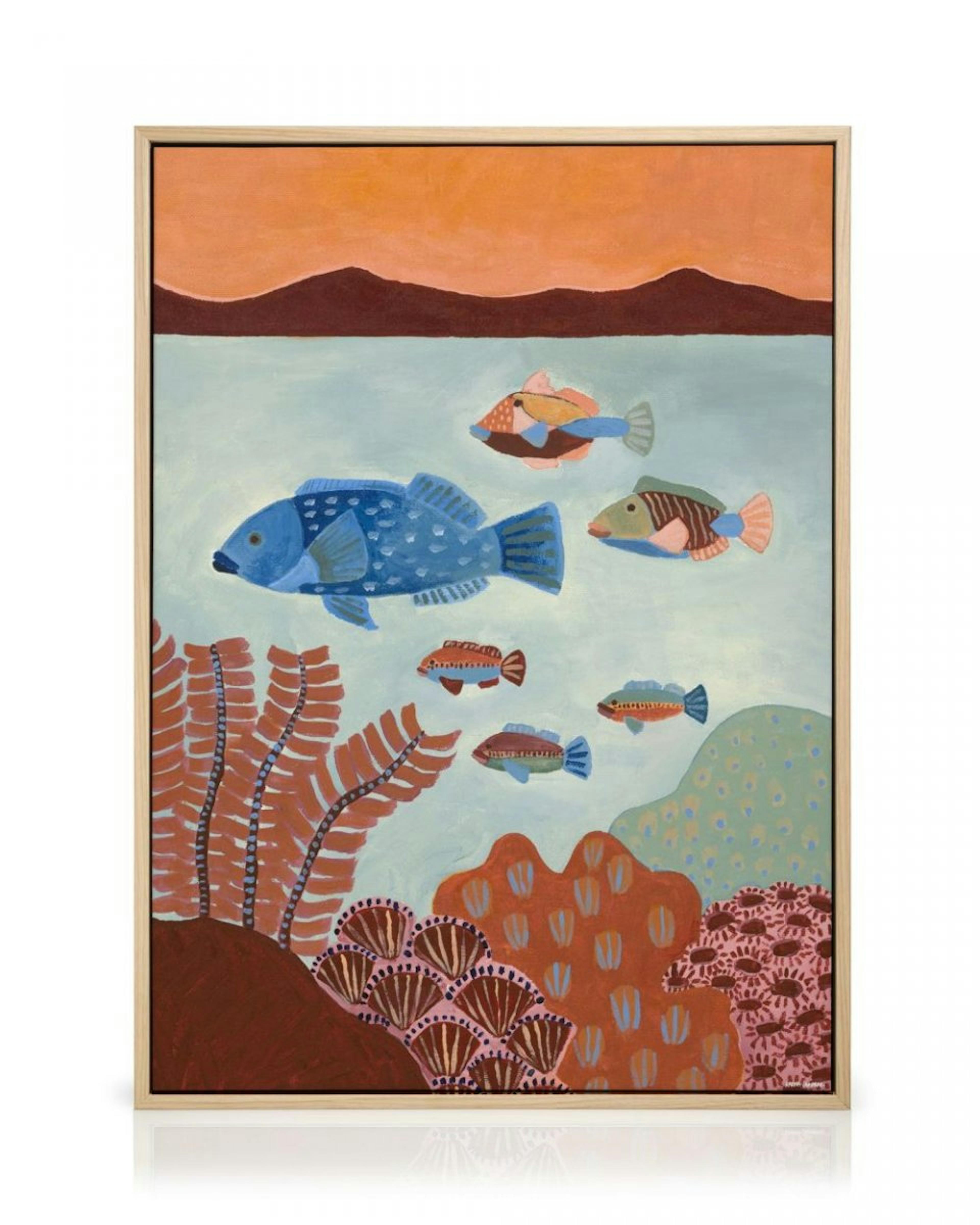 Karina Jambrak - A Swim in the Ocean Canvas