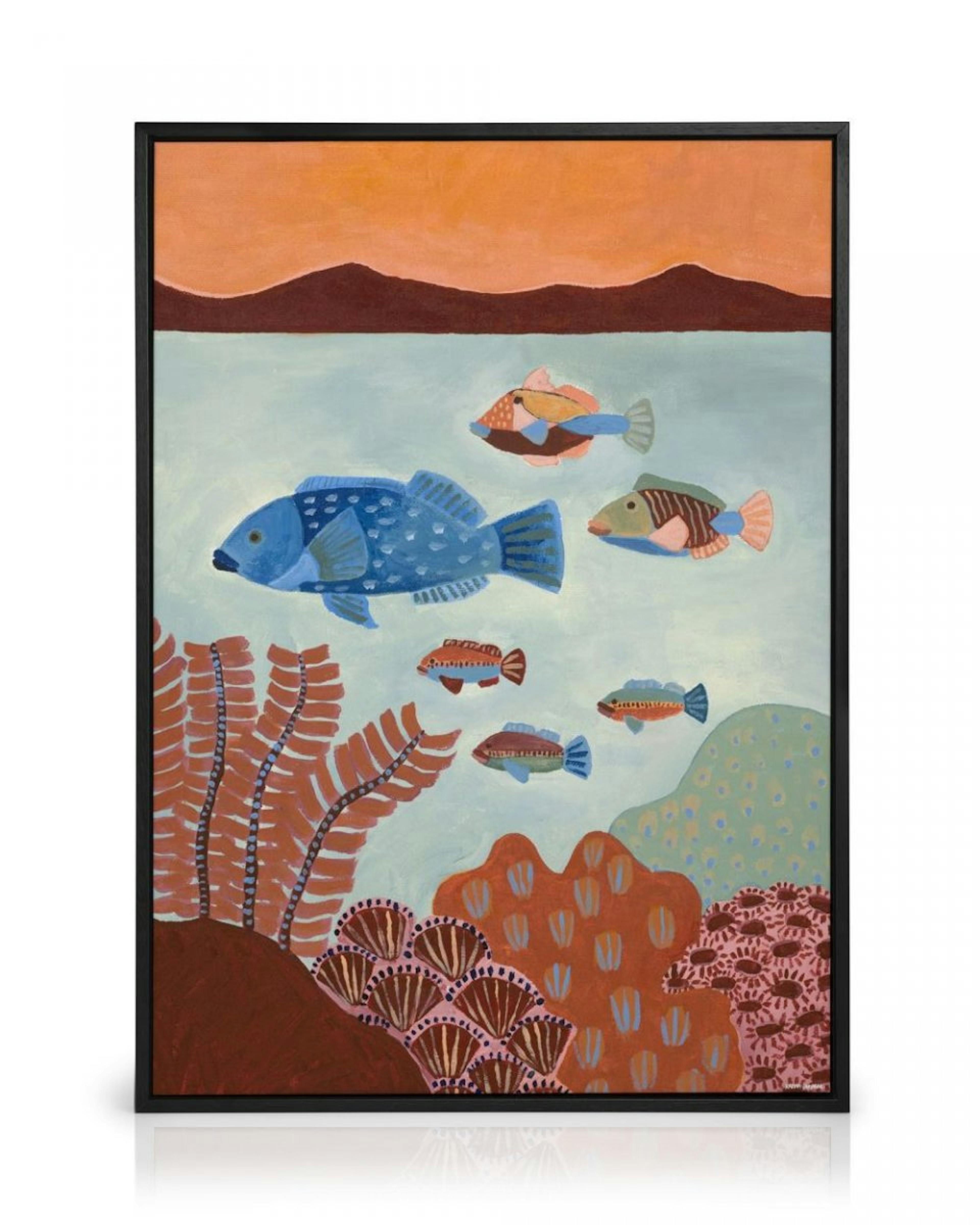 Karina Jambrak - A Swim in the Ocean Canvas