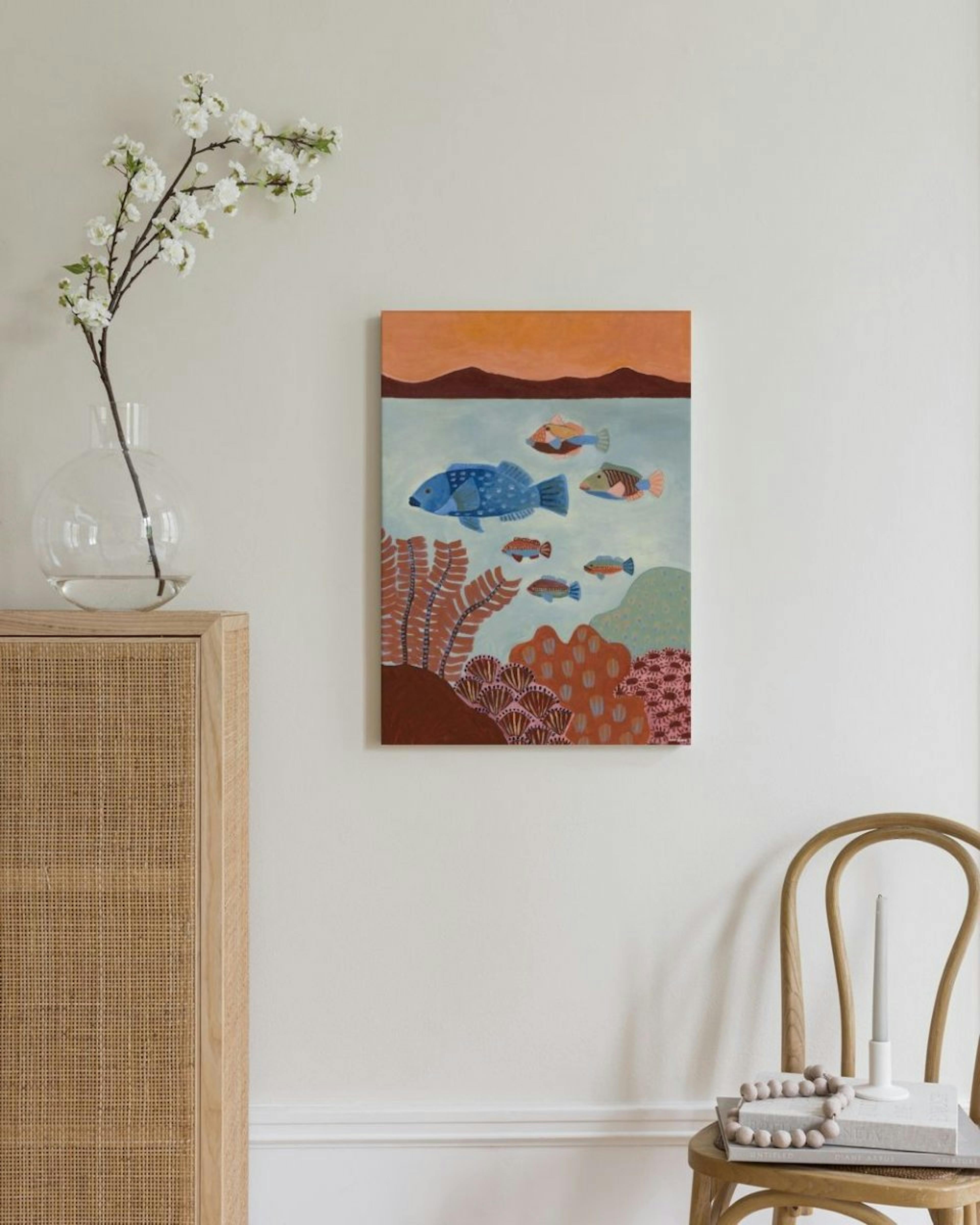 Karina Jambrak - A Swim in the Ocean Canvas