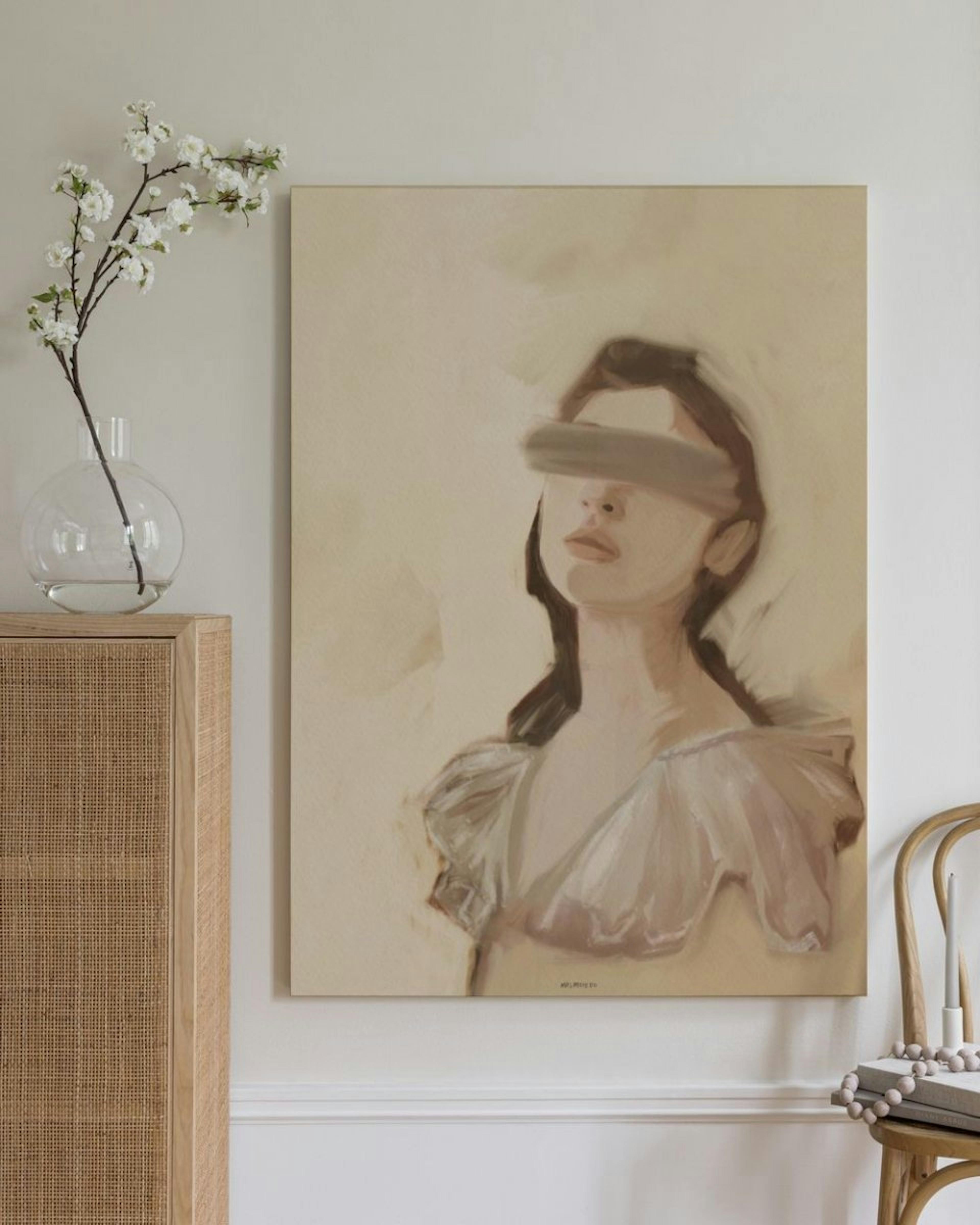 Mrs Mighetto - Hidden Thoughts Canvas print