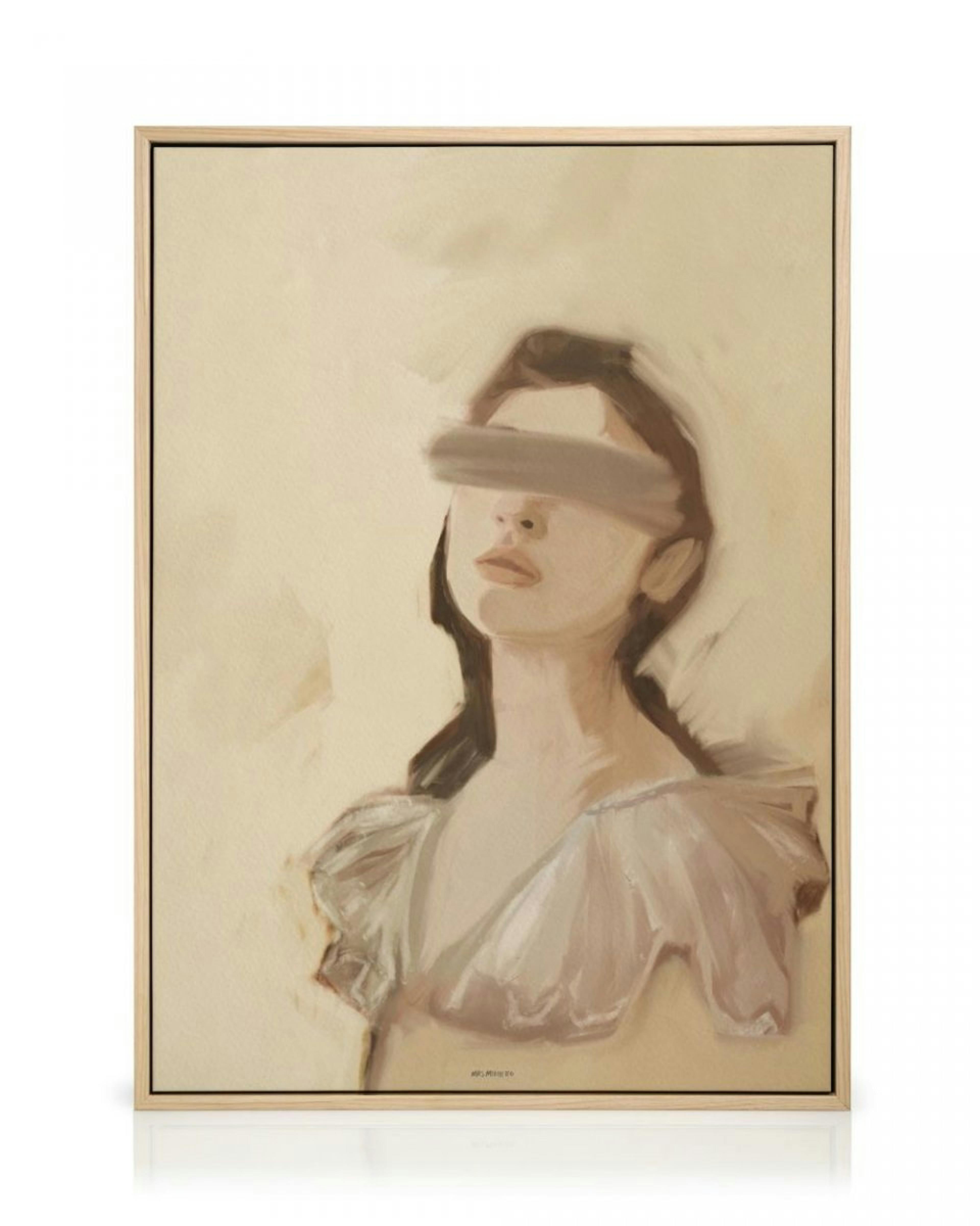 Mrs Mighetto - Hidden Thoughts Canvas print