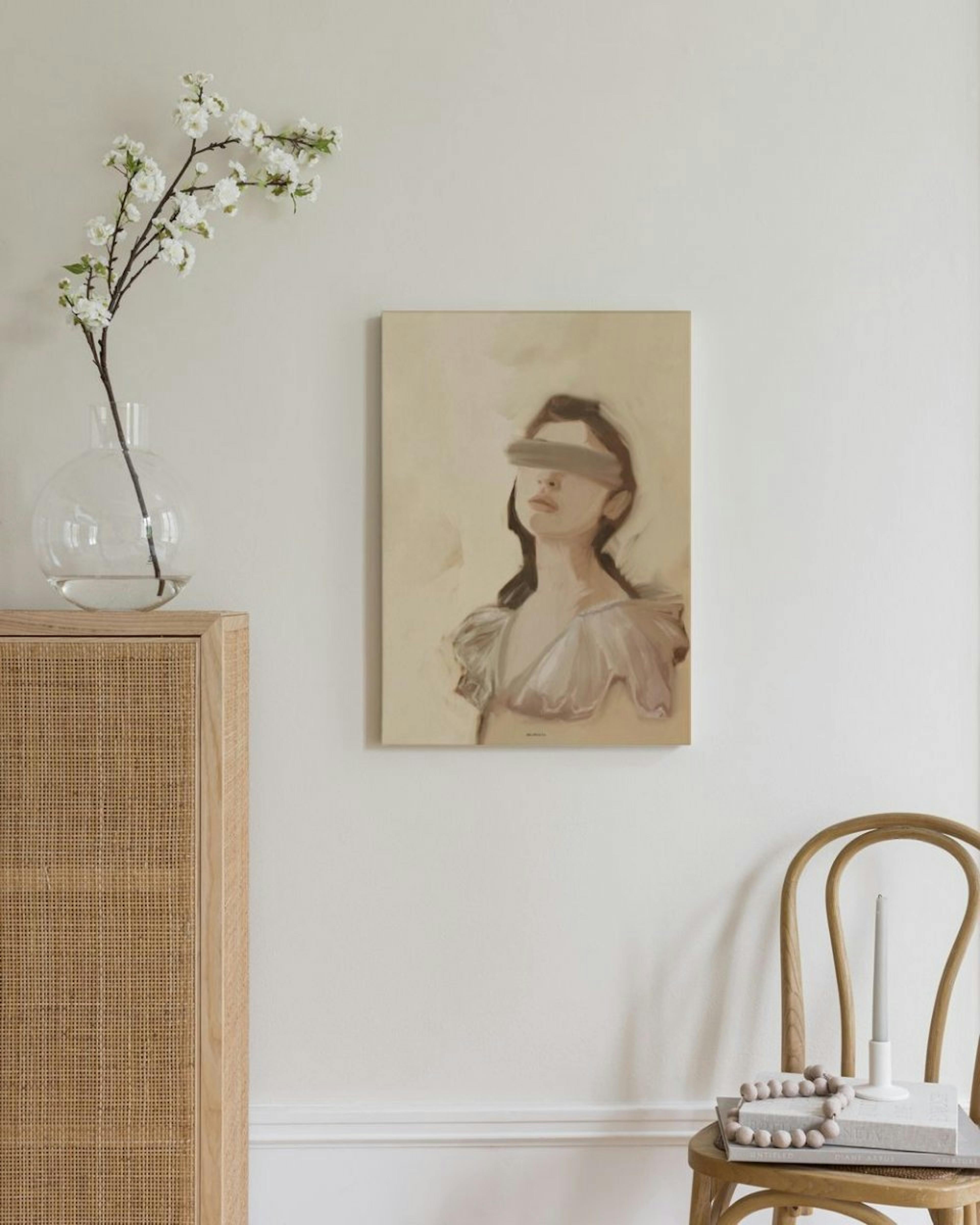 Mrs Mighetto - Hidden Thoughts Canvas print
