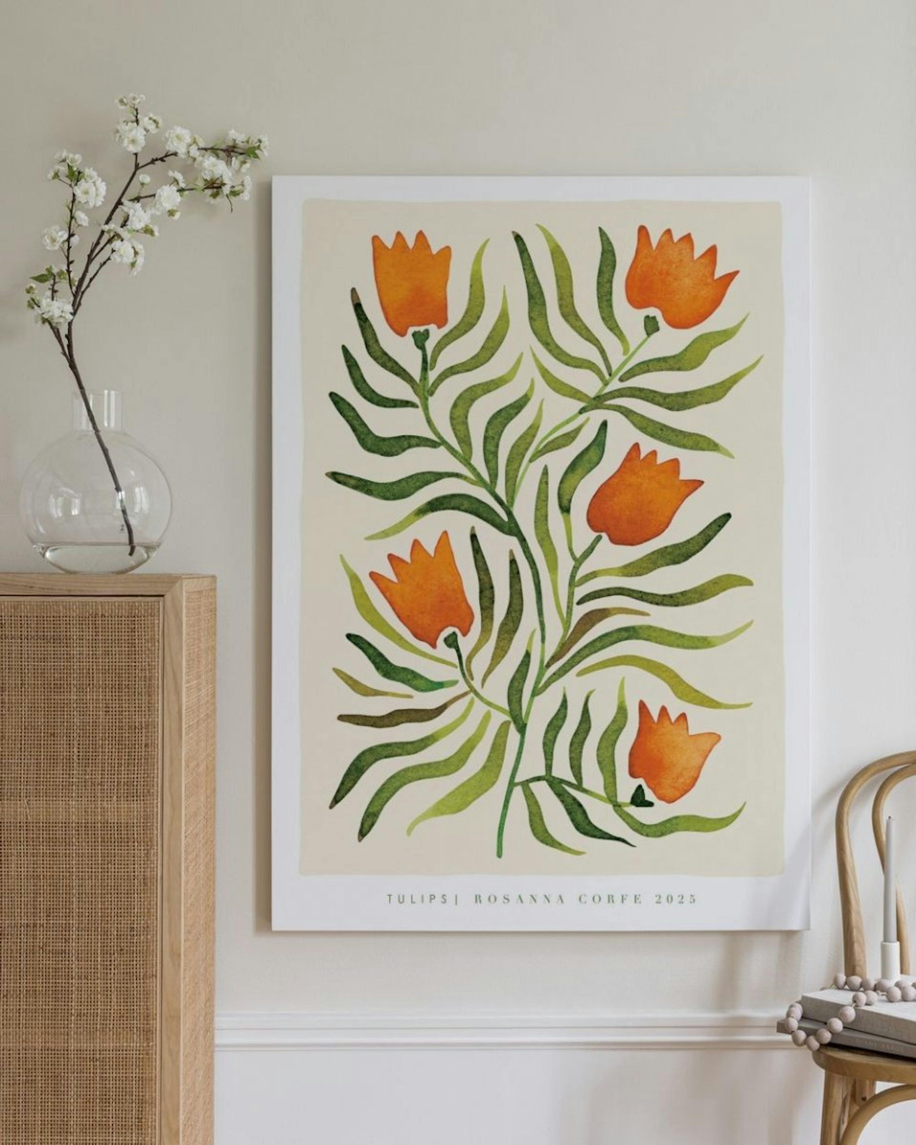 Rosanna Corfe - Tulips Lienzo