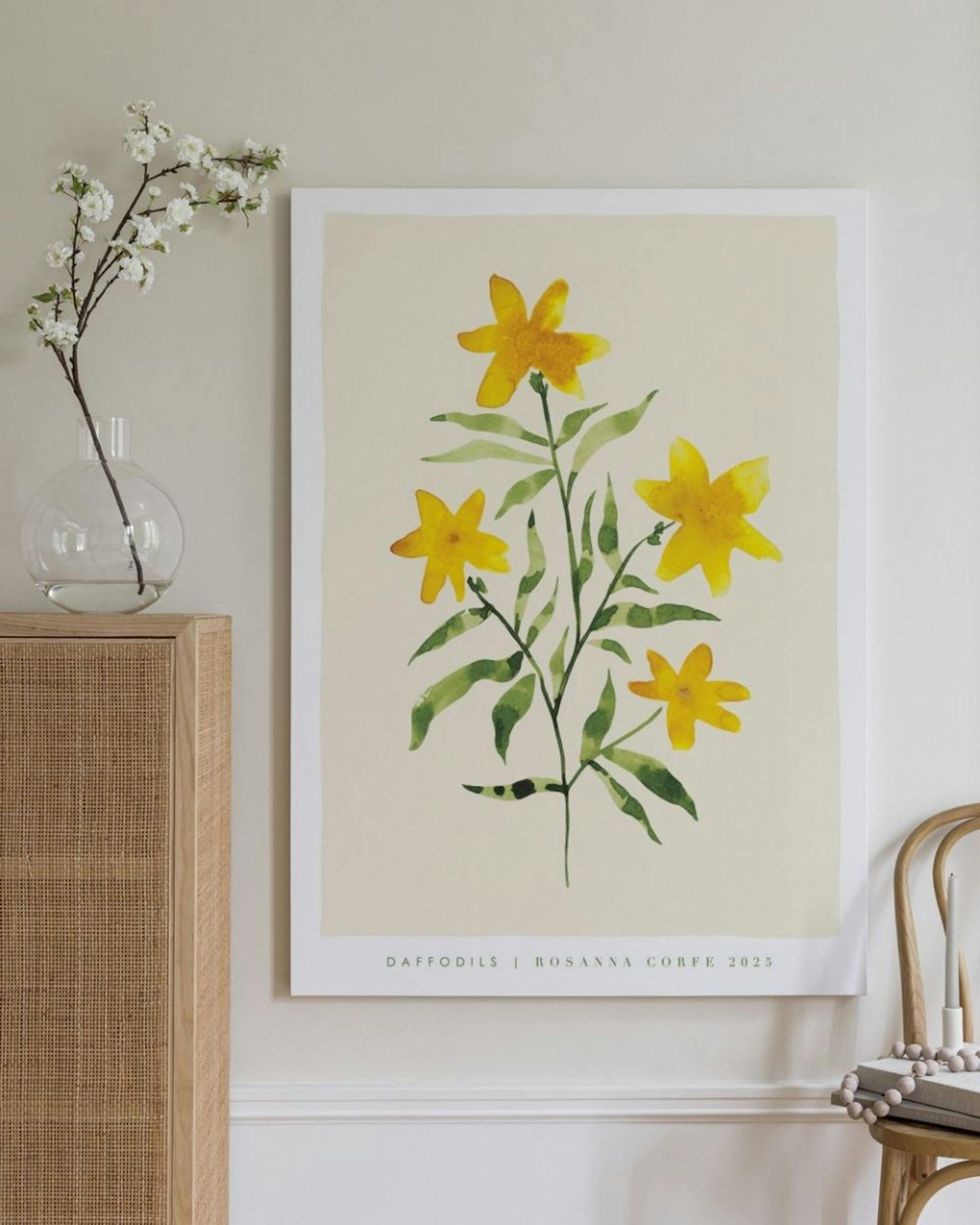 Rosanna Corfe - Daffodils Lienzo