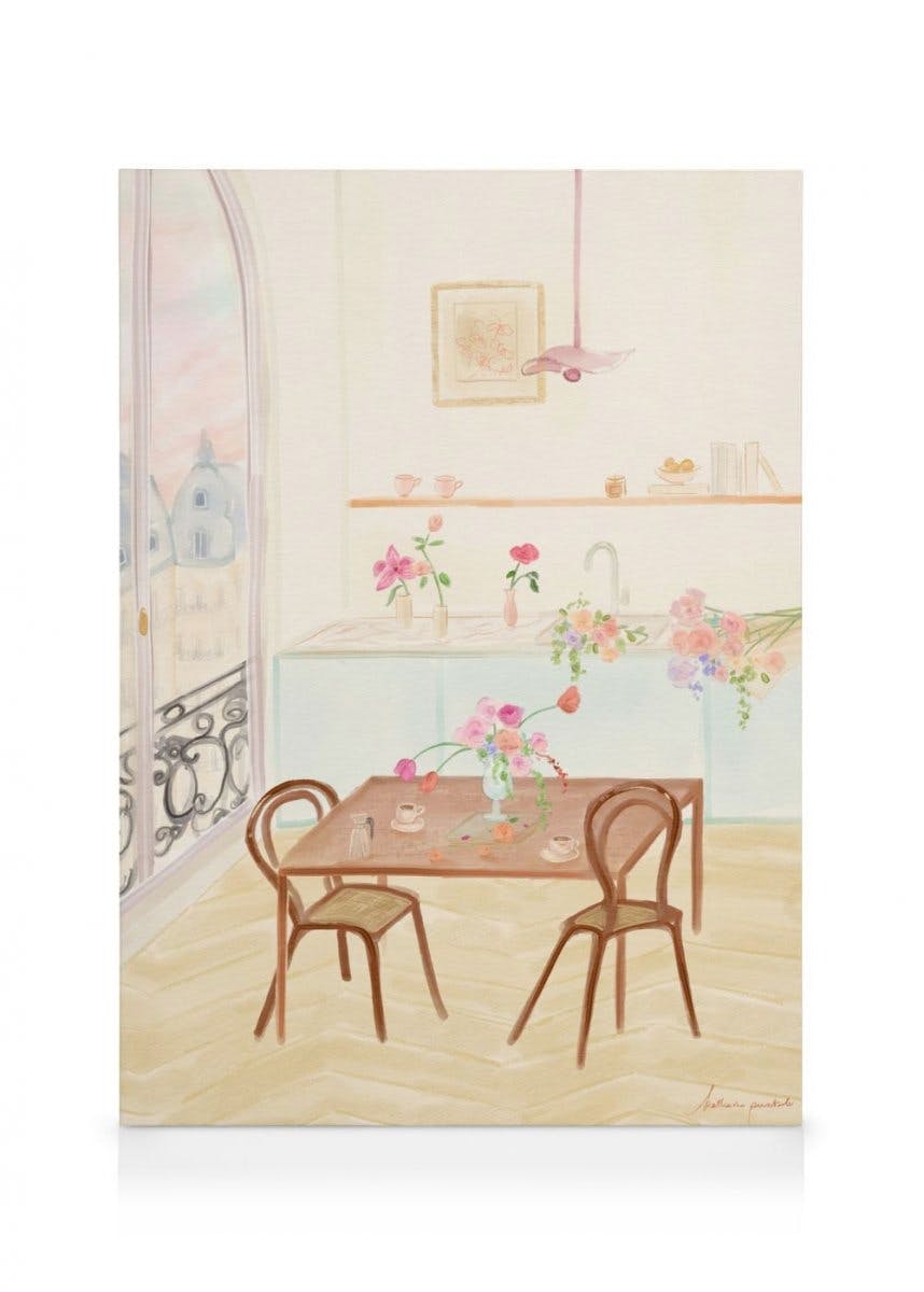 Canvas Prints Katharina Puritscher - Kitchen Dreams Canvas print (70x100 cm - Black Frame)