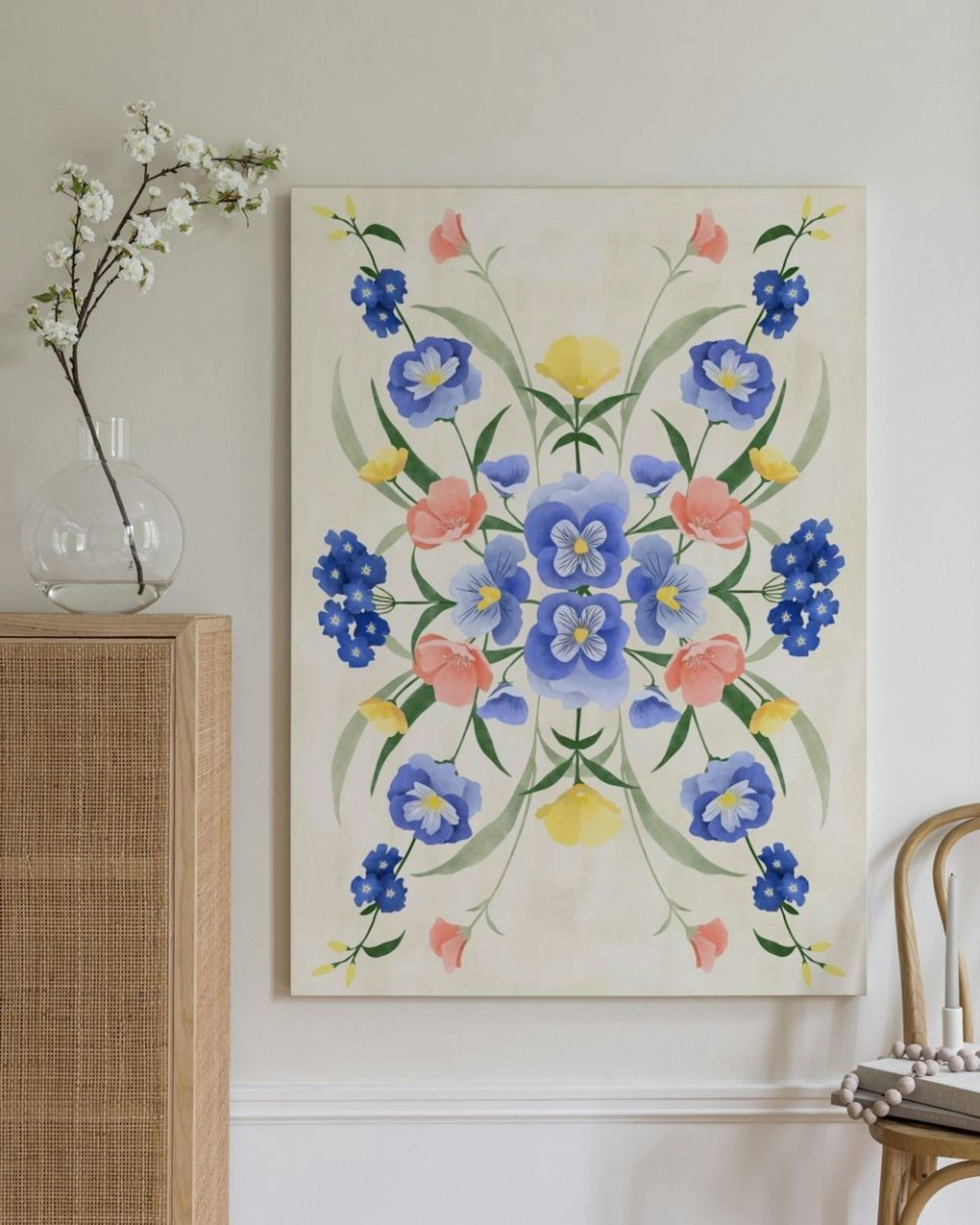 The Print Republic - Sun Kissed Garden No1 Lienzo