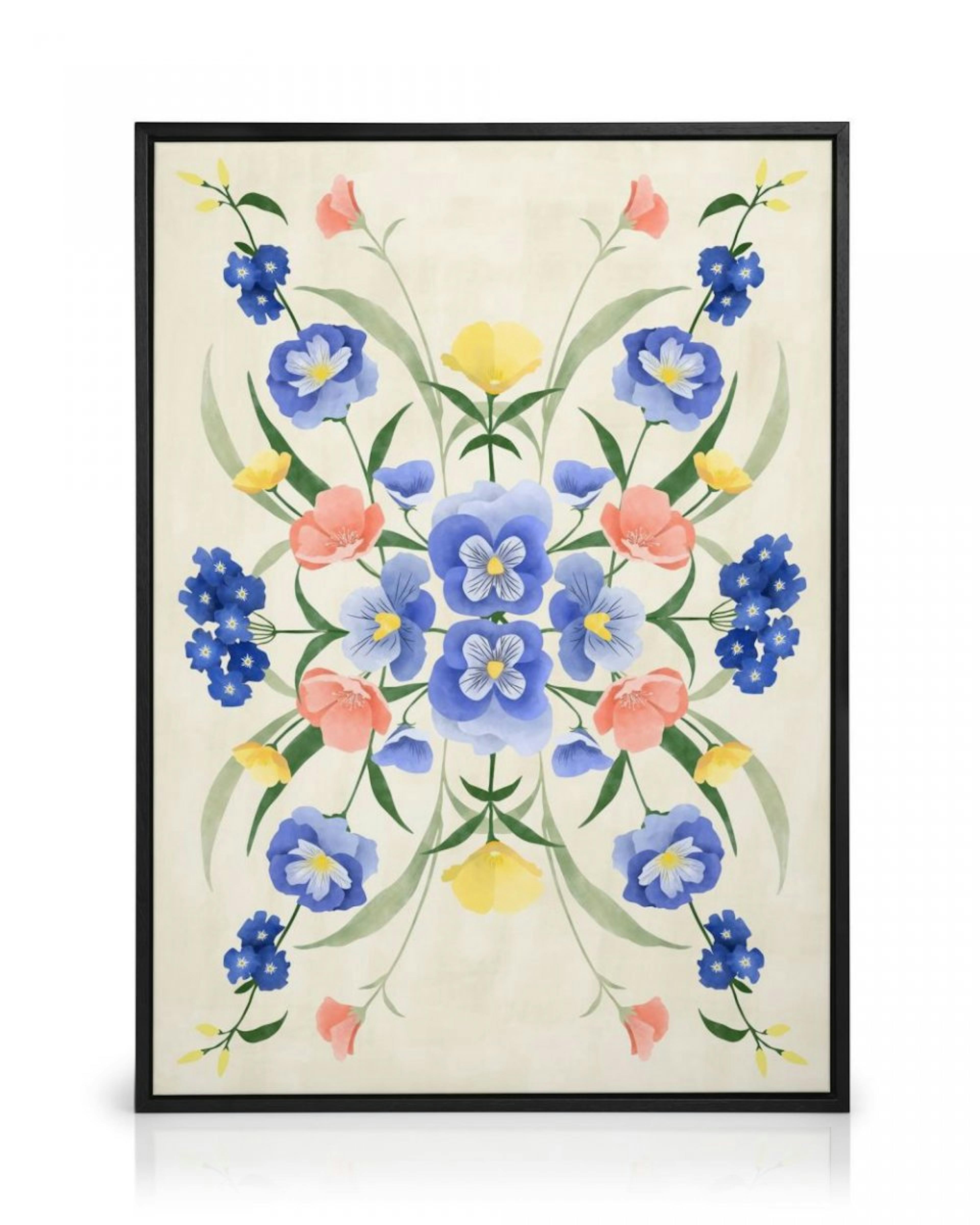 The Print Republic - Sun Kissed Garden No1 Lienzo