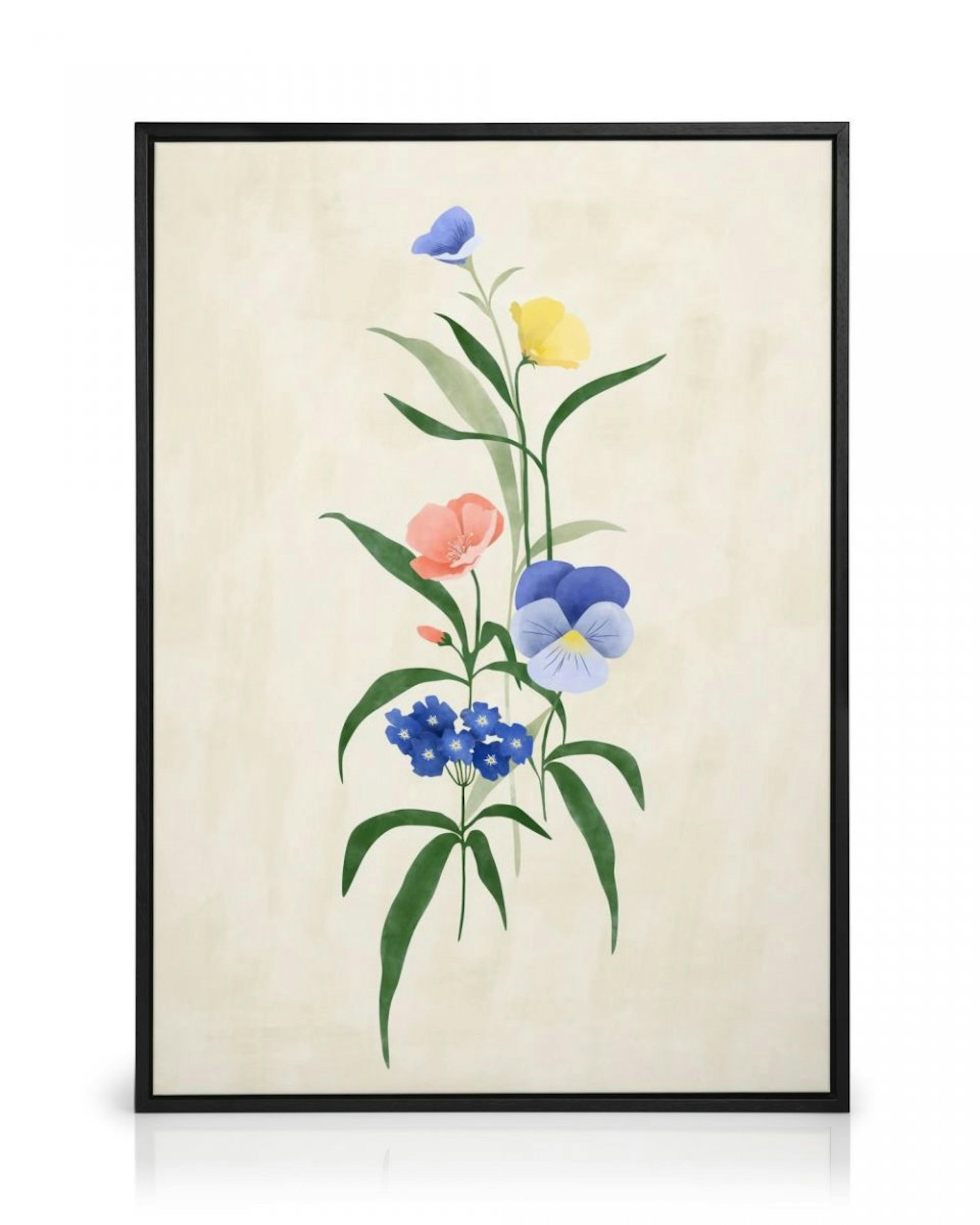The Print Republic - Sun Kissed Garden No2 Canvas print