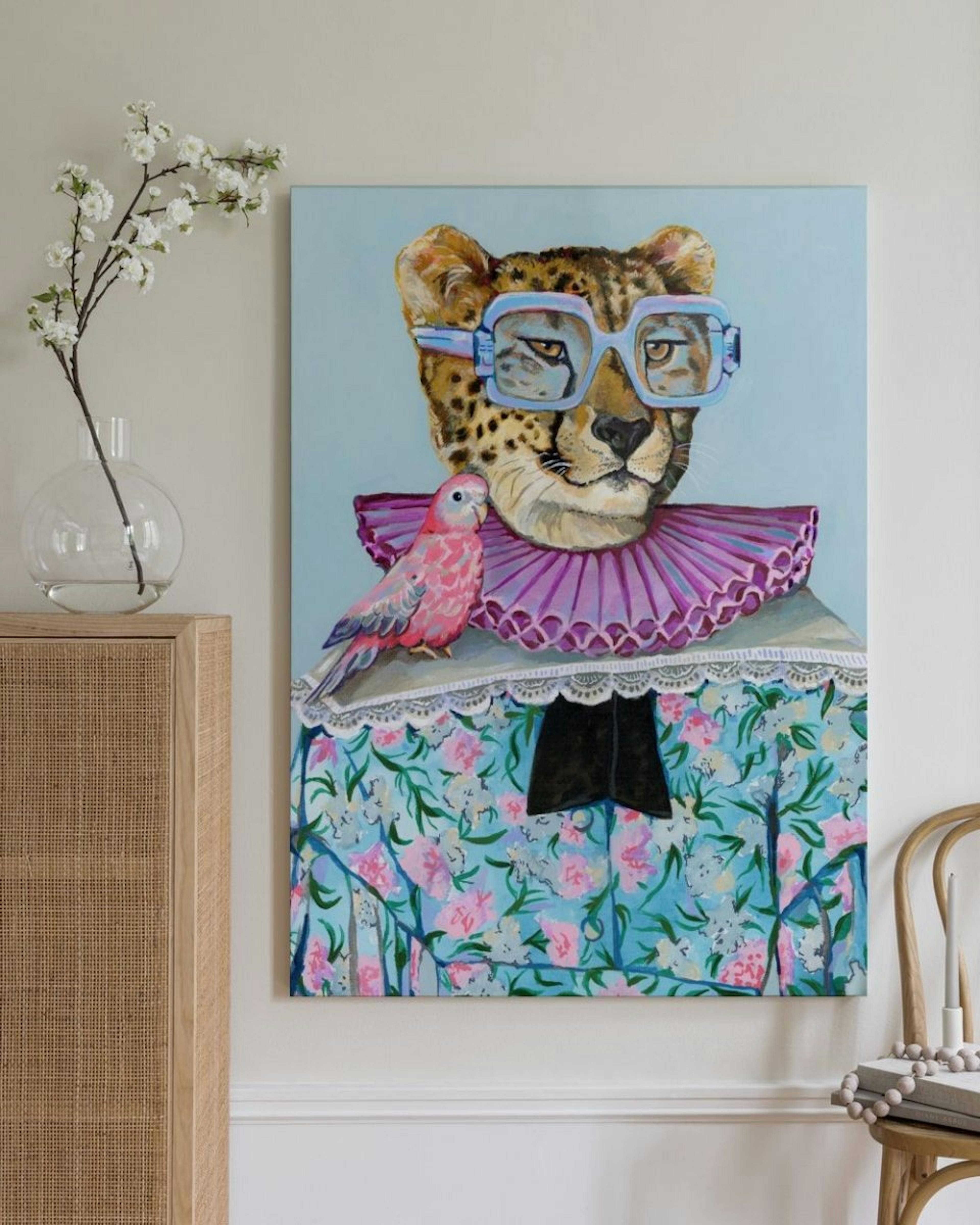 Heather Perry - Cheetah Painting Canvas print