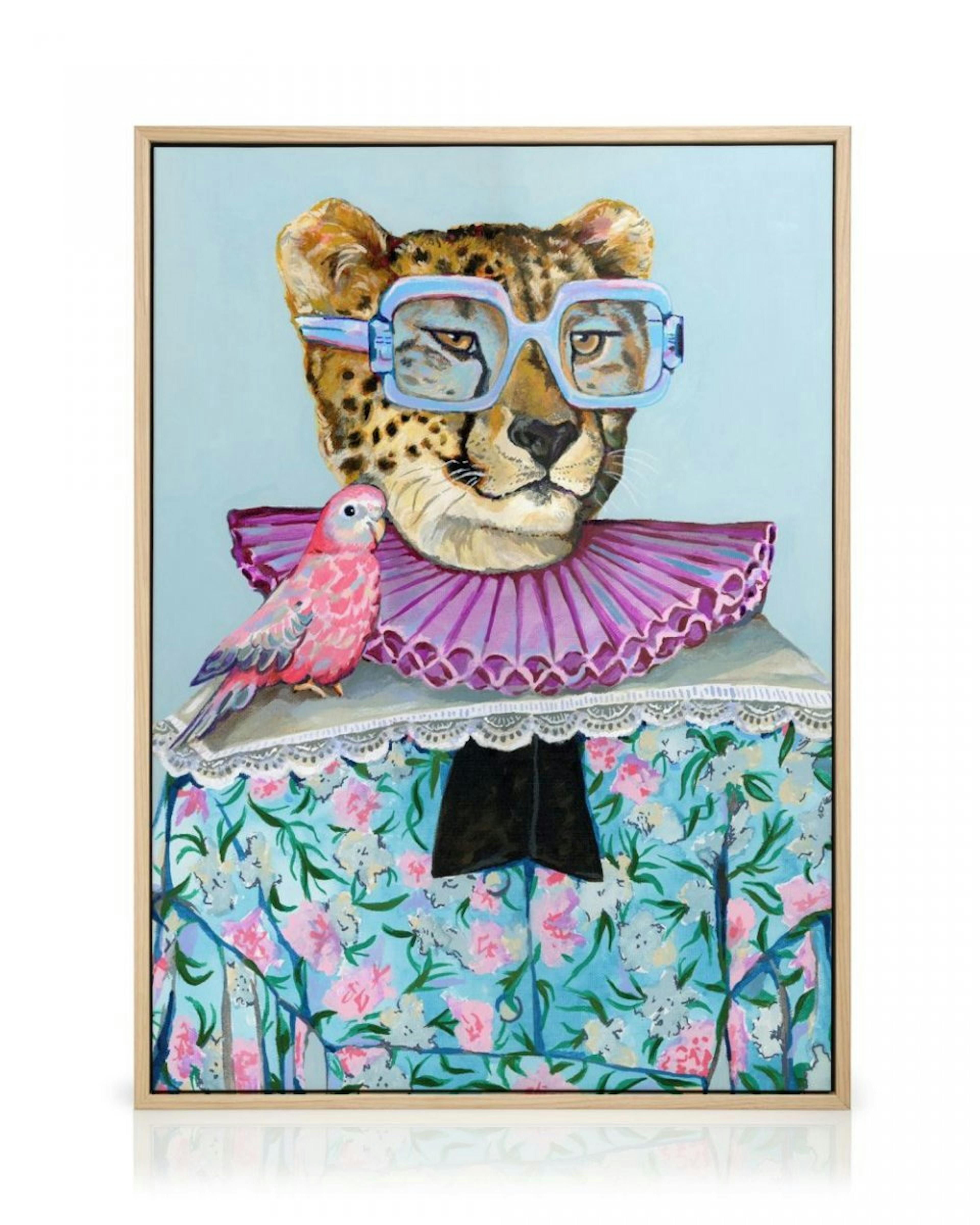 Heather Perry - Cheetah Painting Canvas print