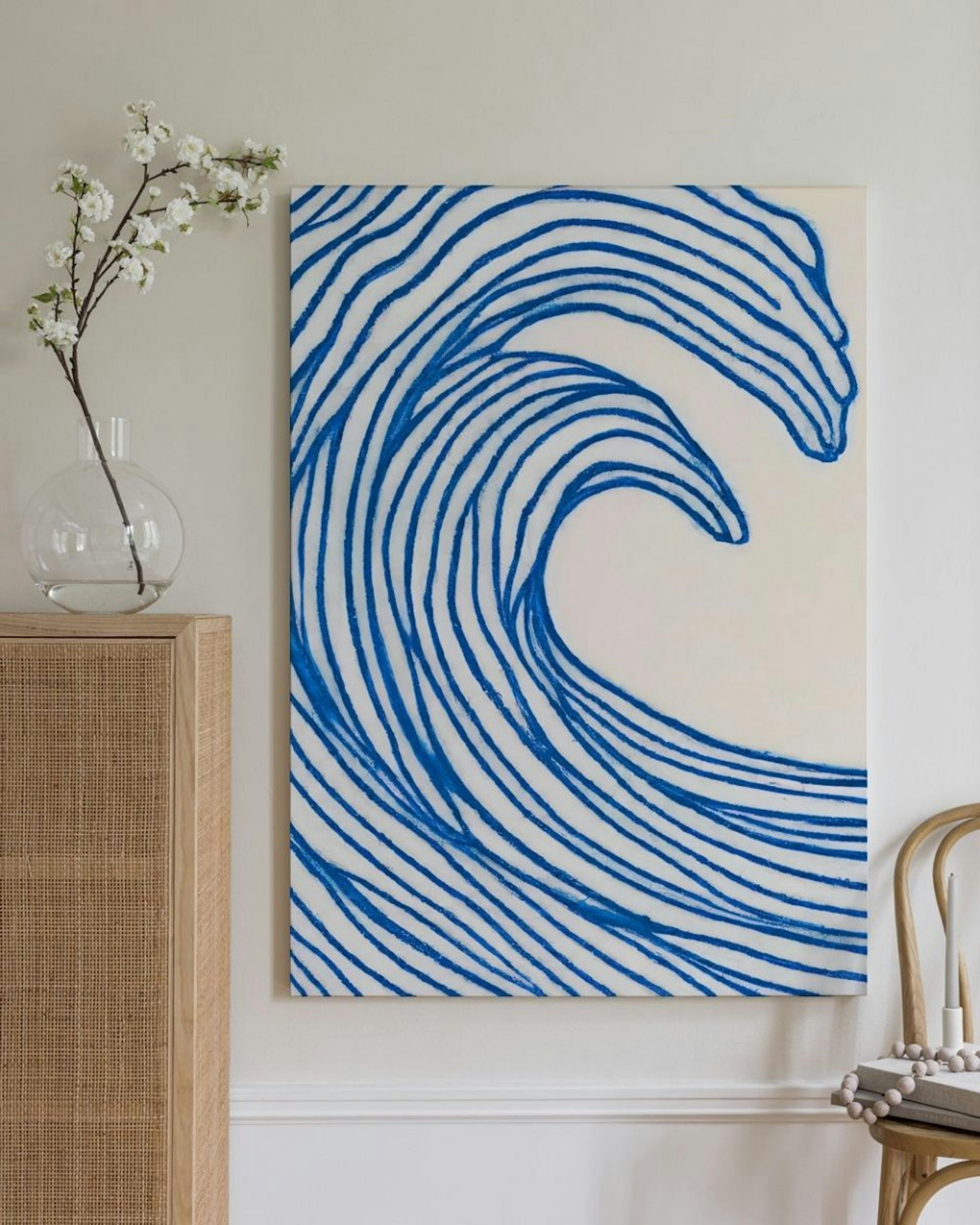 Merel Takken - Wavy Lines Canvas print