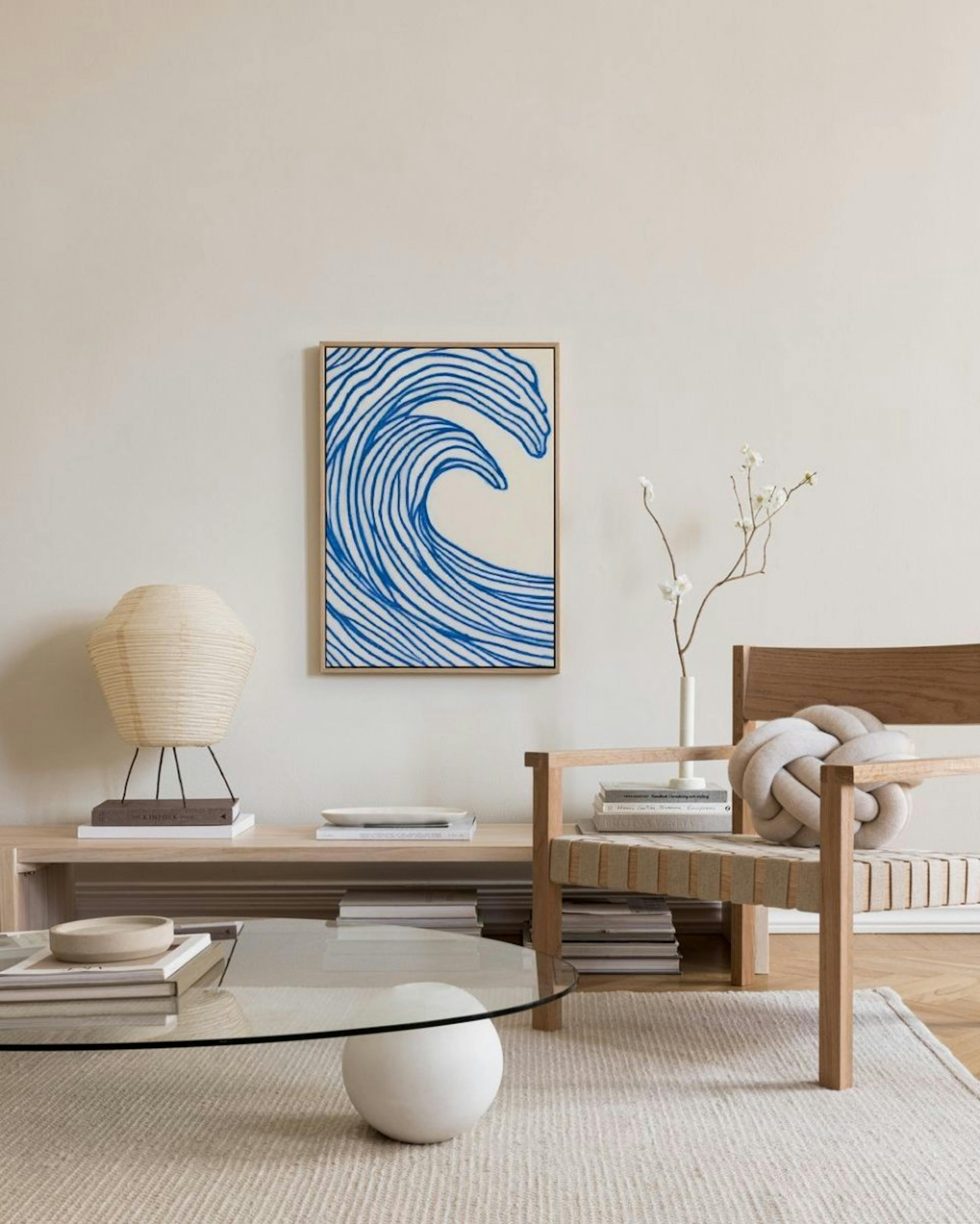 Merel Takken - Wavy Lines Canvas print
