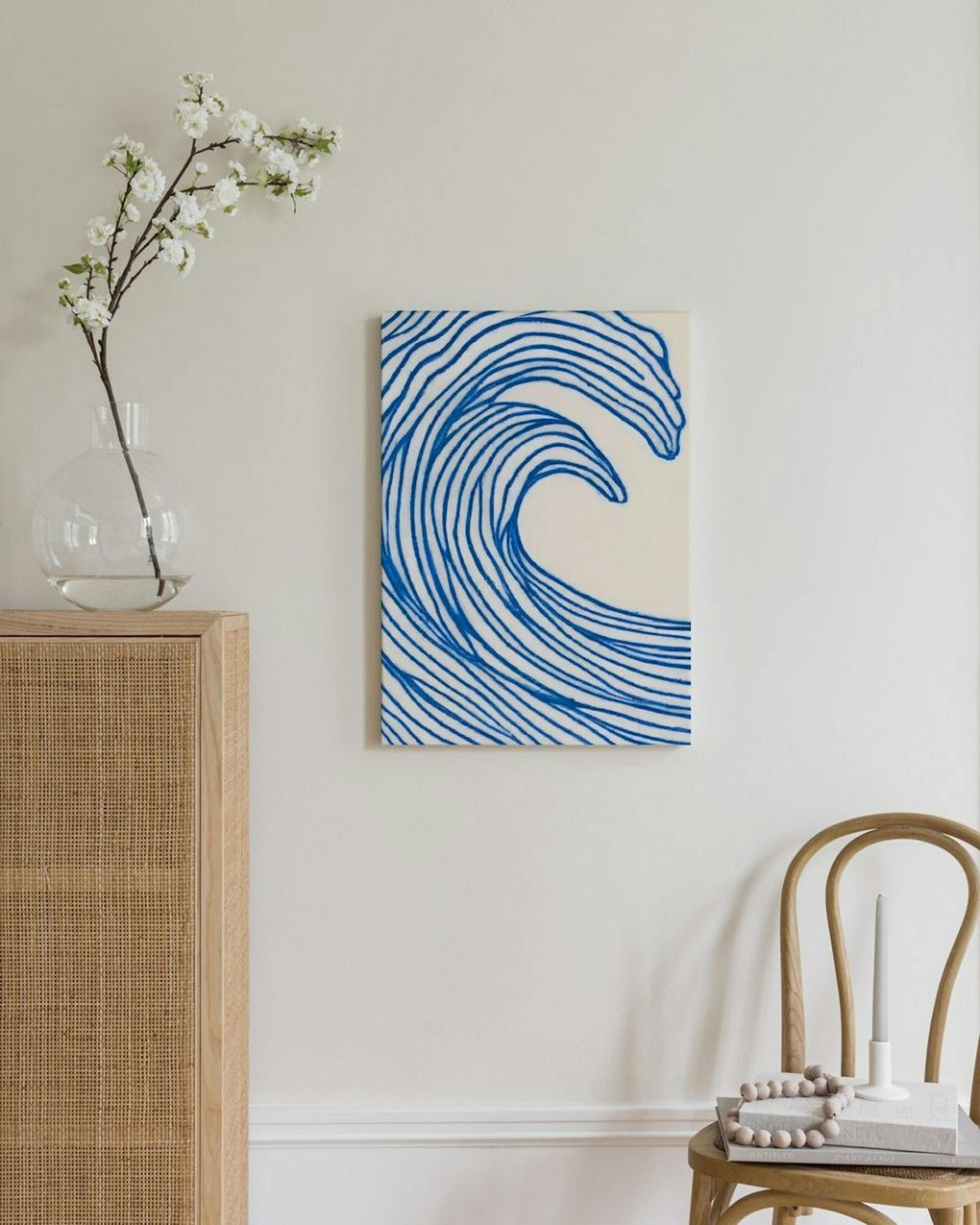 Merel Takken - Wavy Lines Canvas print