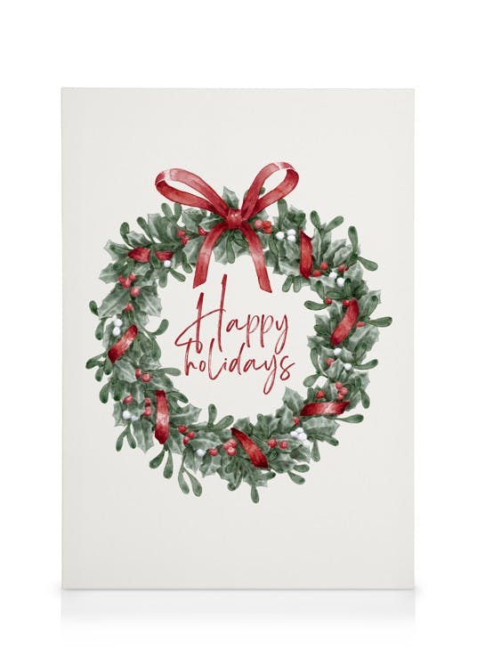 Obrazy na płótnie Happy Holidays Obraz na płótnie (30x40 cm - Czarna ramka)