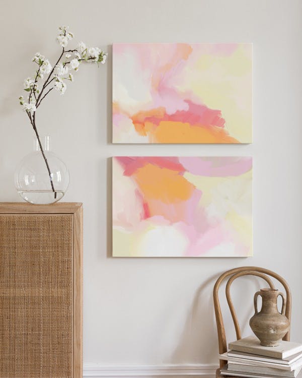 Painterly Expression Canvas Duo (50x70 cm)