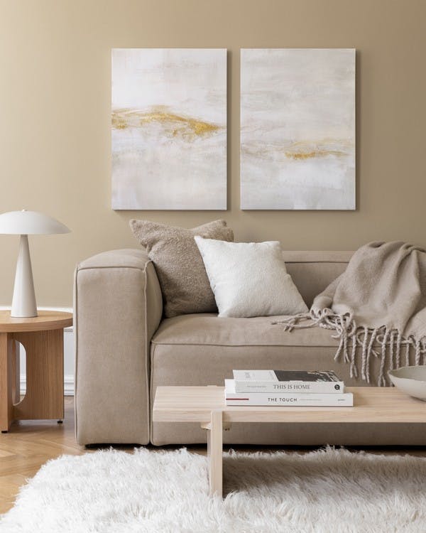 Abstract Scenery Painting Canvas Duo (30x40 cm)