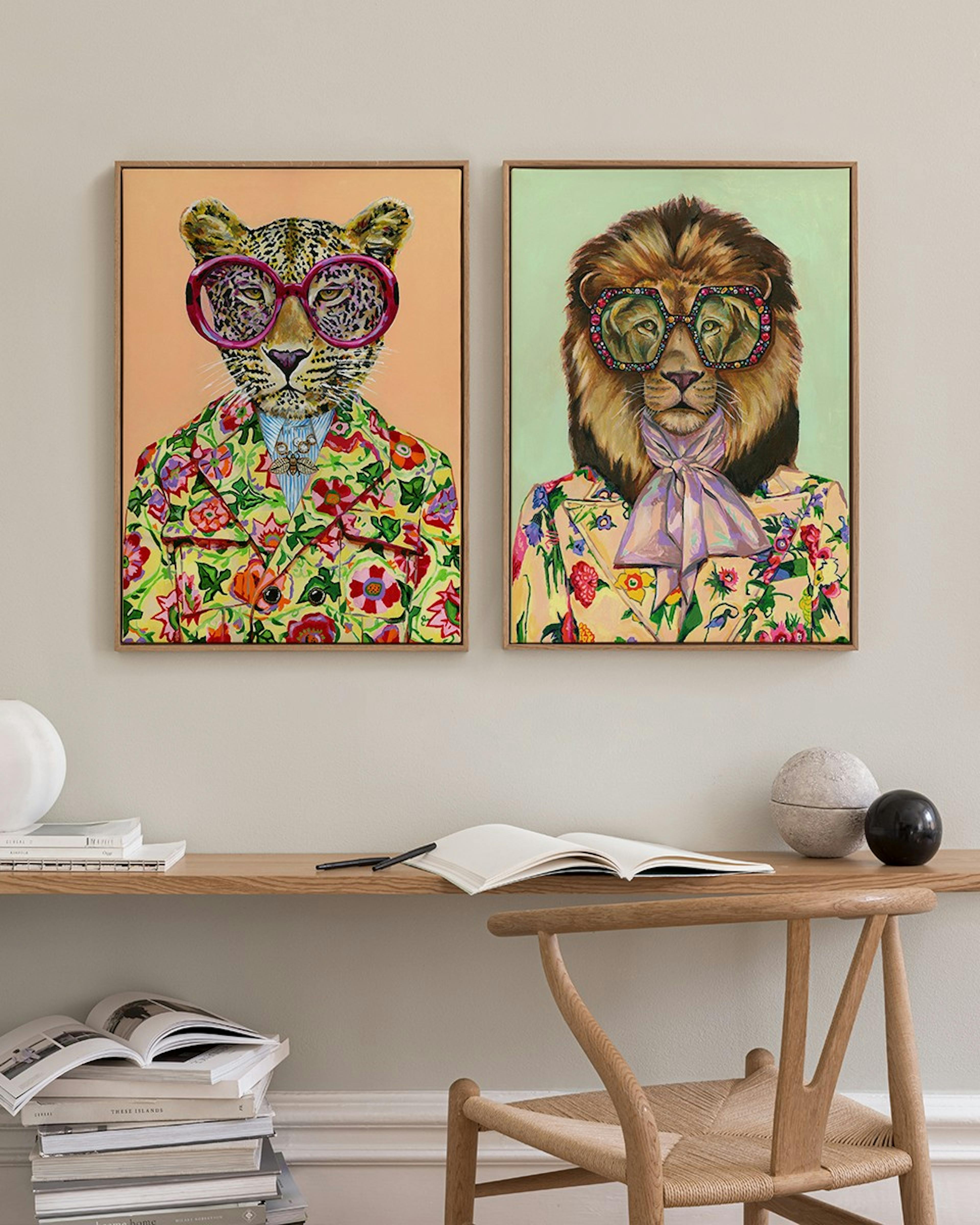 Artsy Animal Canvas Duo