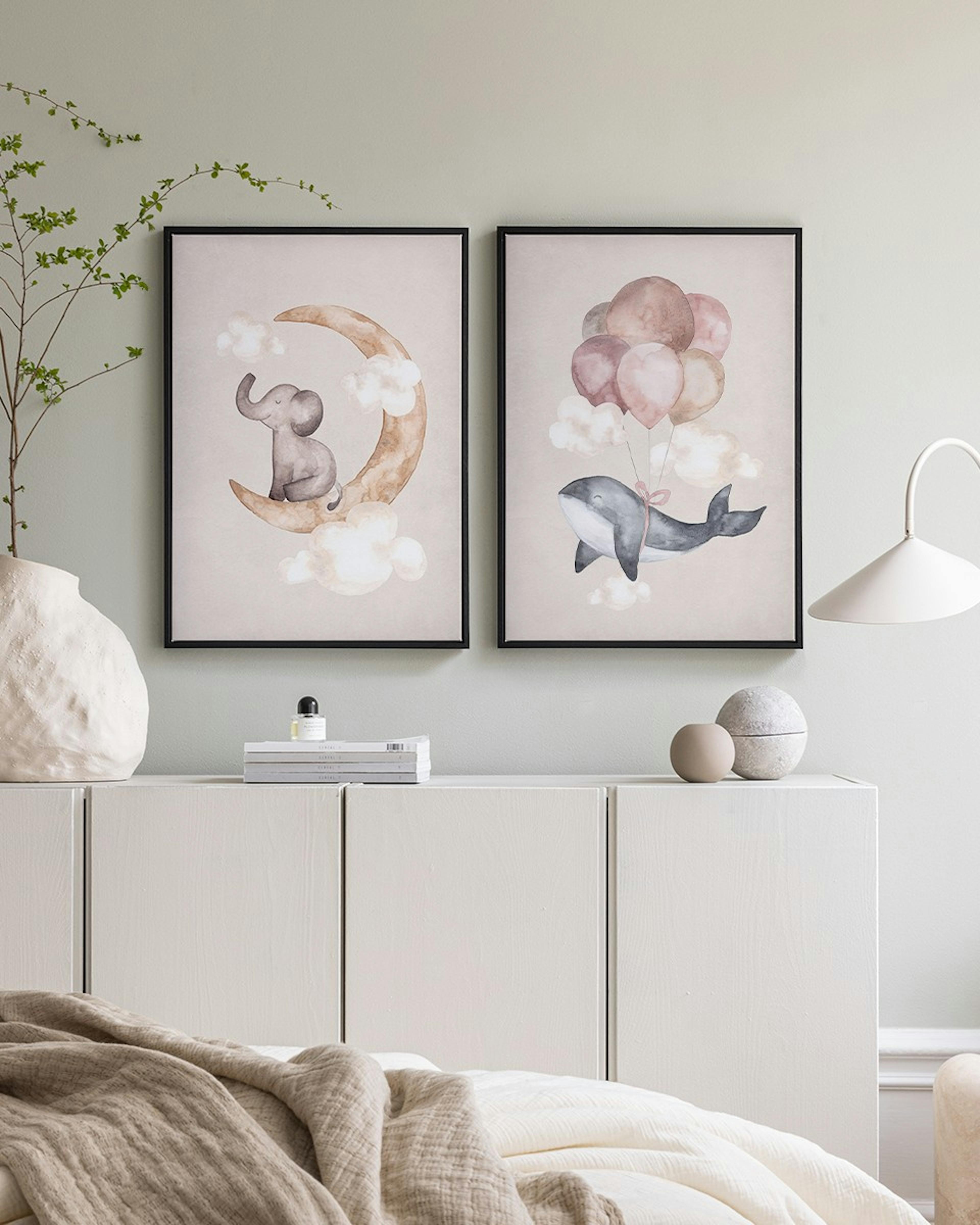 Dreaming Animals Canvas Duo