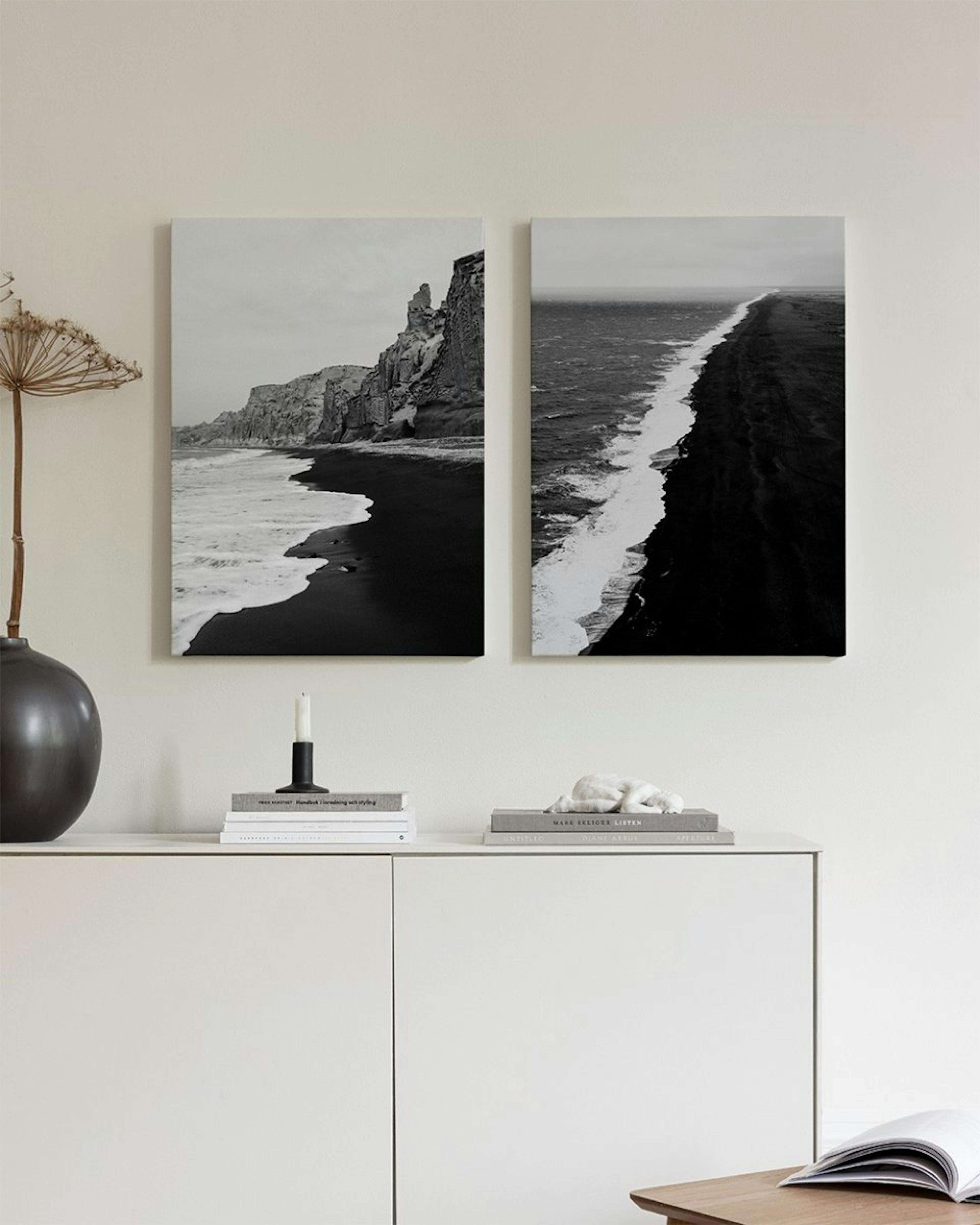 Black Beach Canvas Duo 0