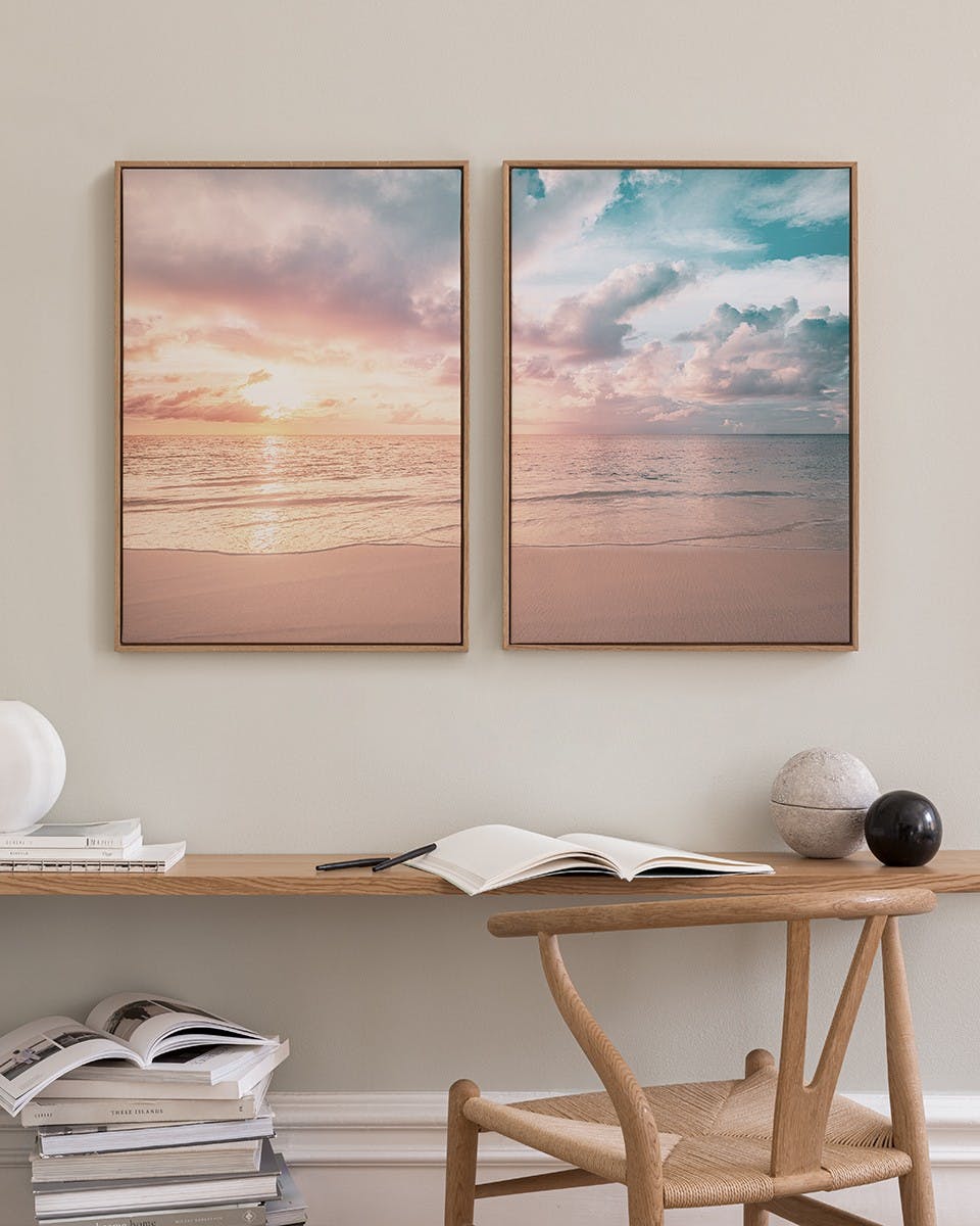 Favorite Home Canvas Duo (50x70 cm - Svart ram)