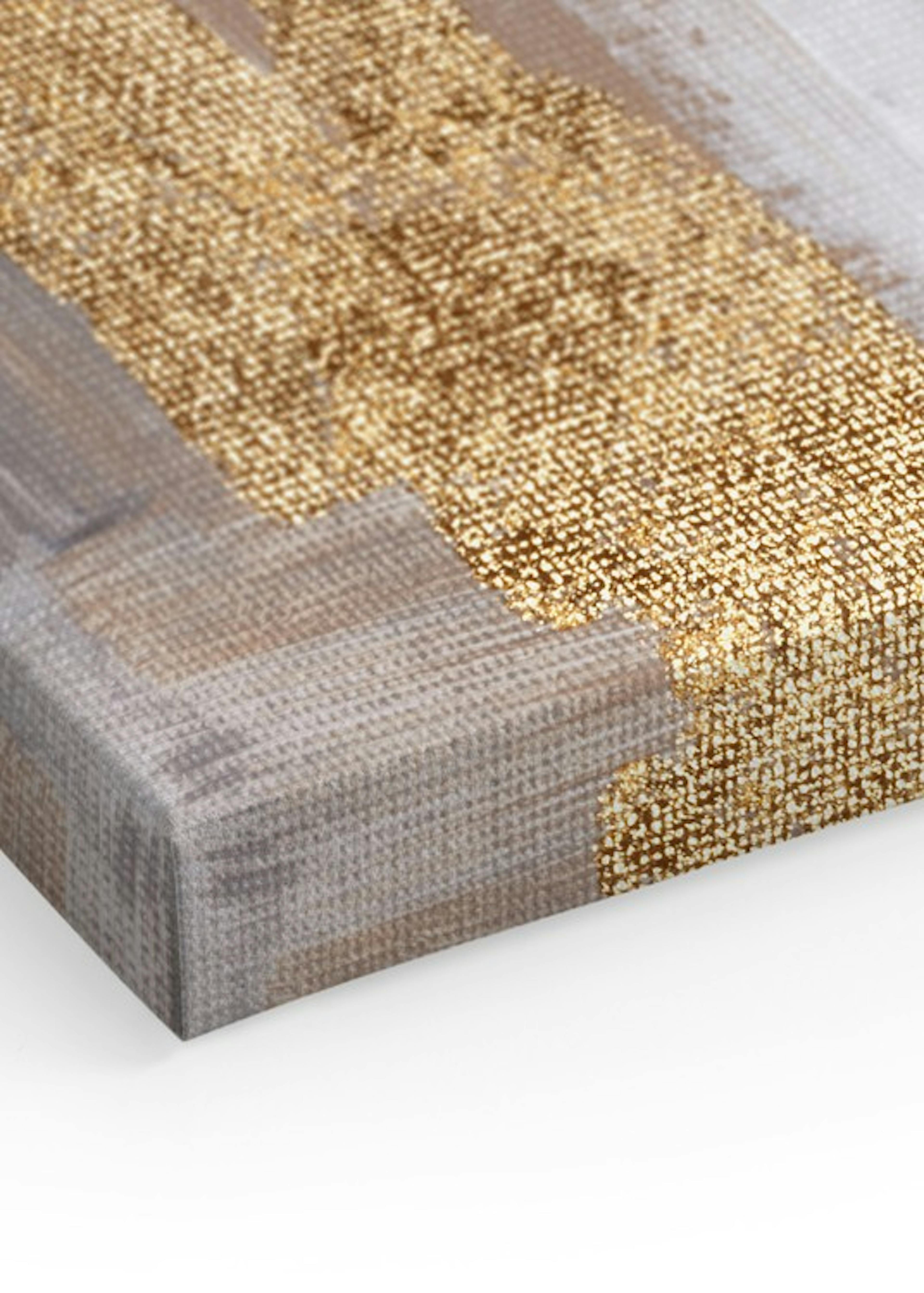 Golden Painting Canvas Duo