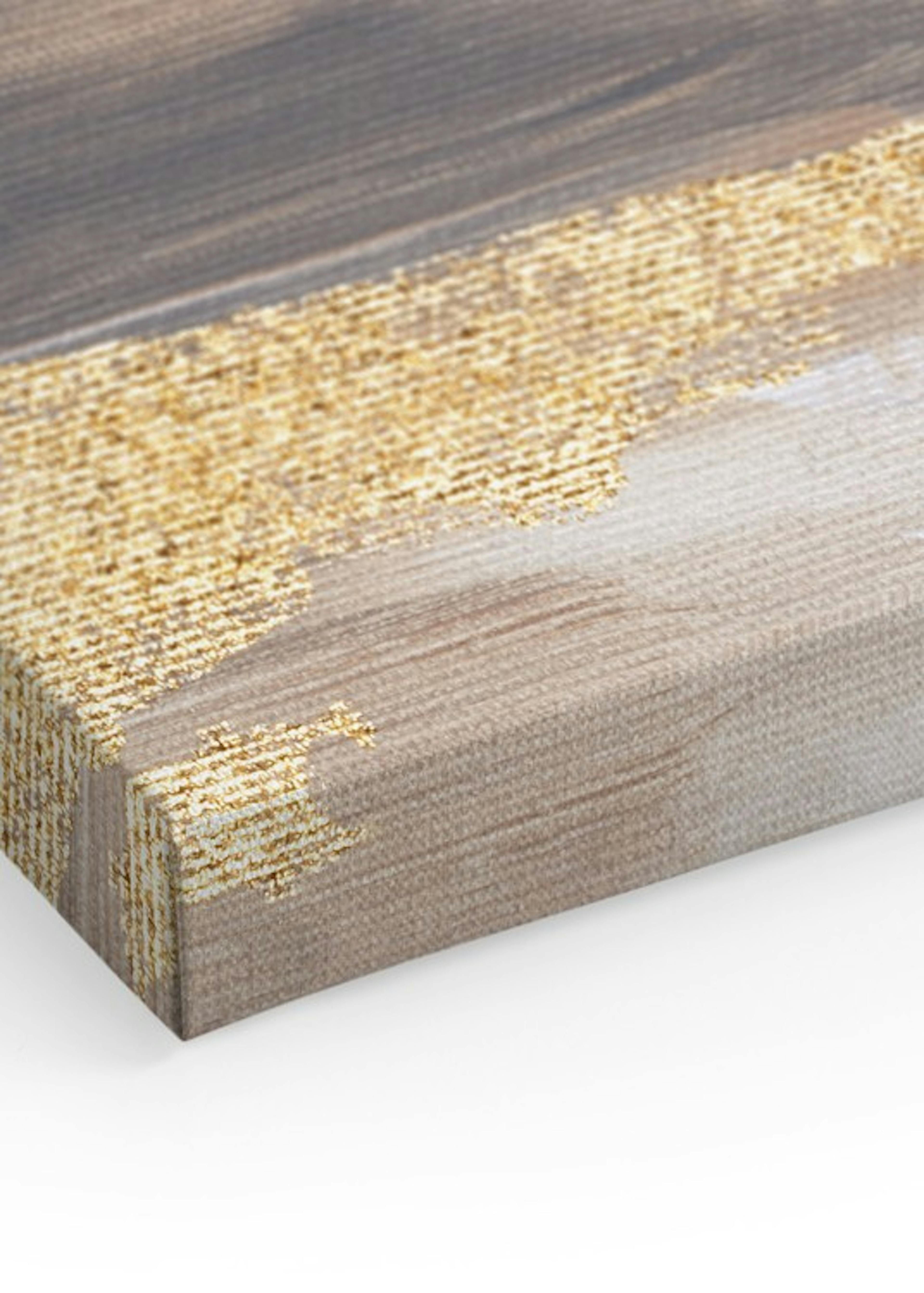 Golden Painting Canvas Duo