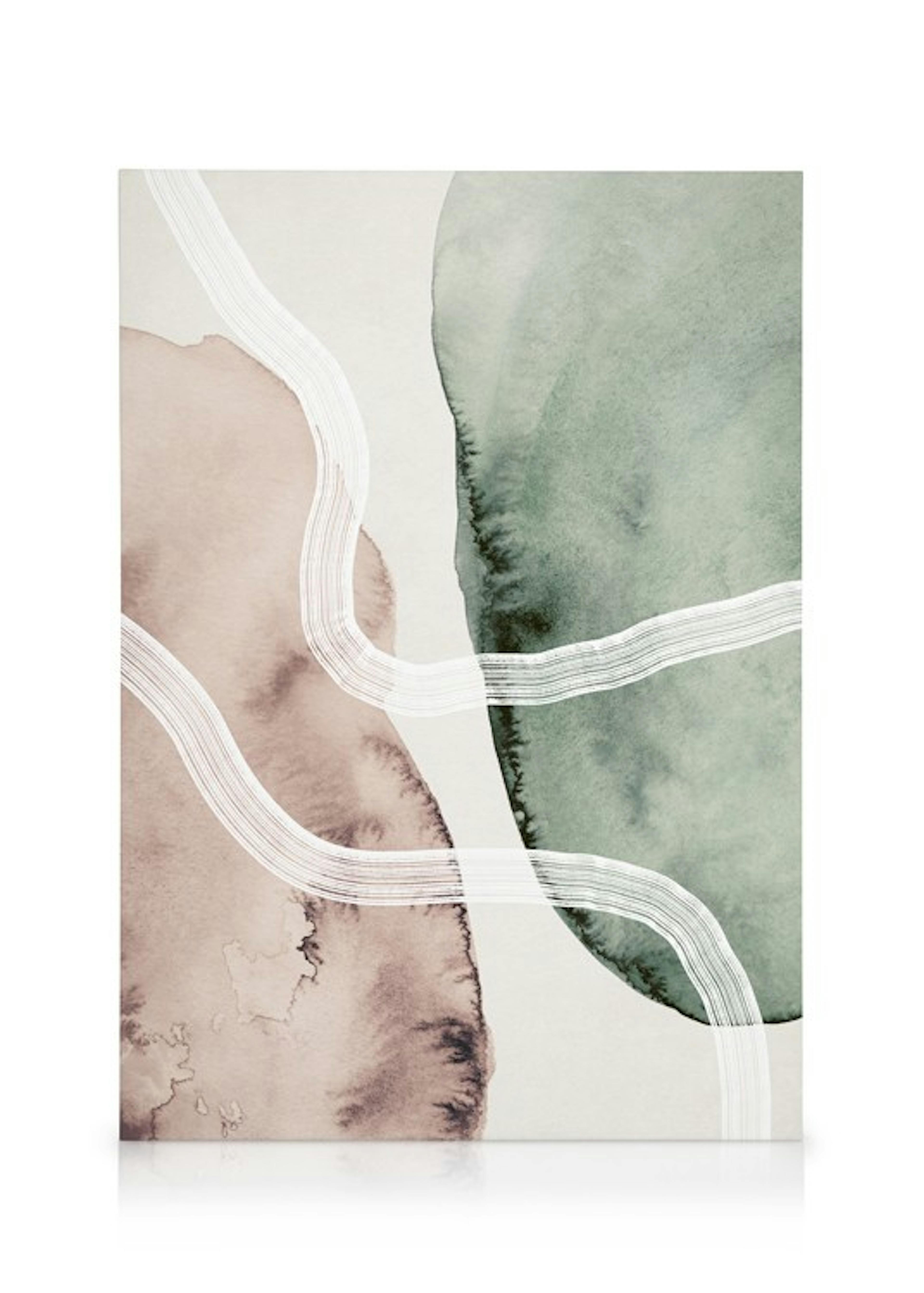 Soft Watercolor Leinwandbilder Duo