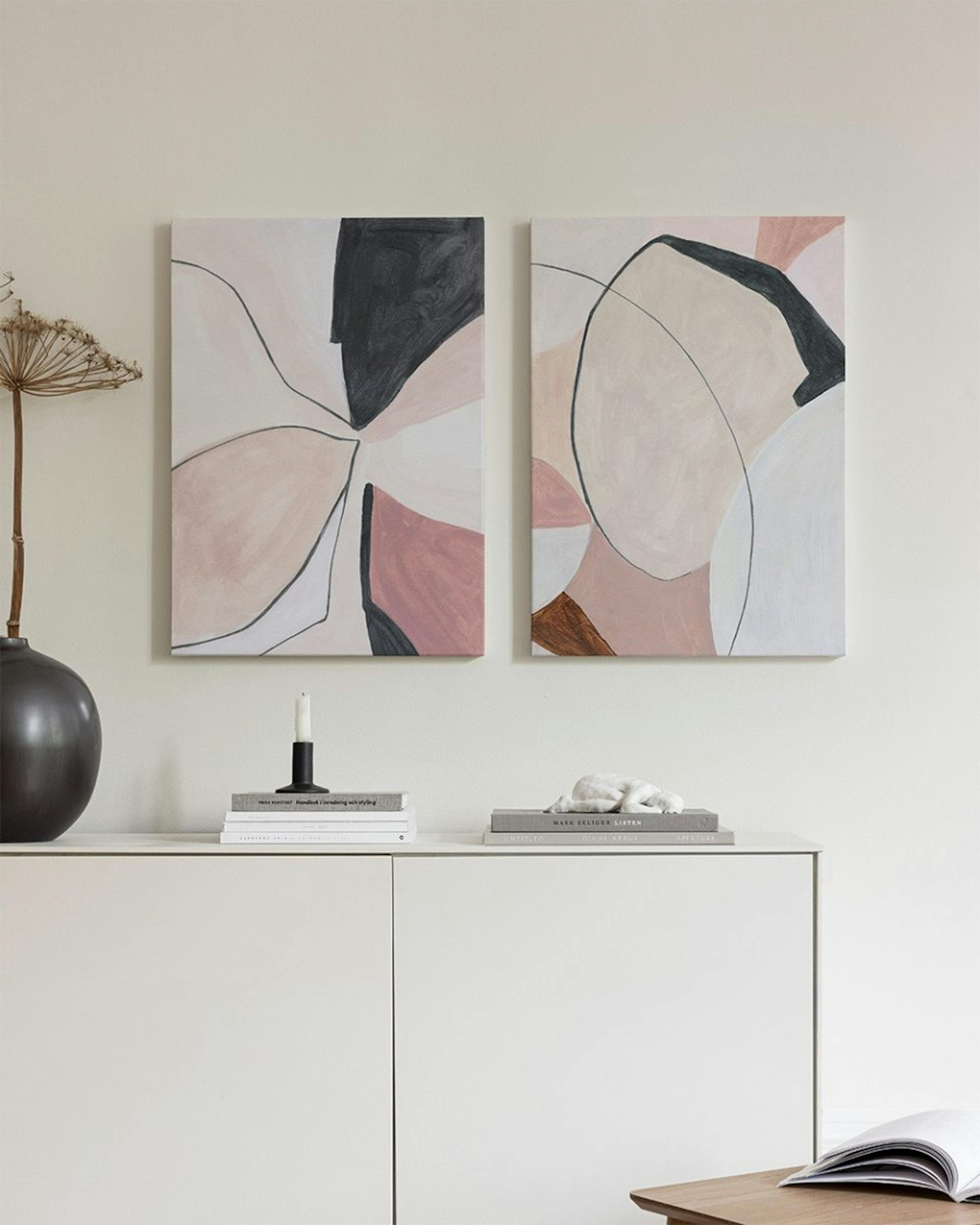 Dusty Pink Canvas Duo 0