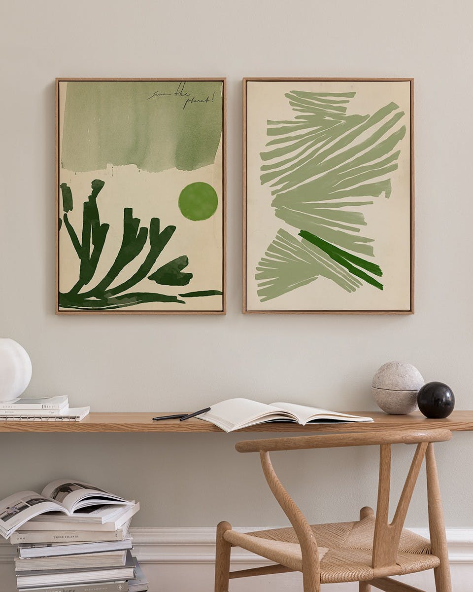 Favorite Home Canvas Duo (30x40 cm - Fotolijst Eiken)
