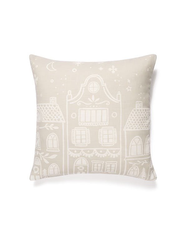 Snow Town Kussensloop (60 x 60 cm)