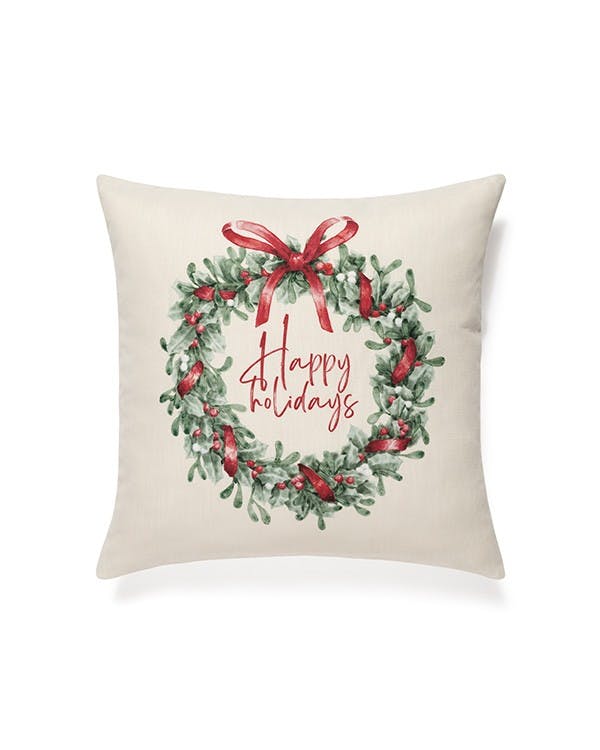 Happy Holidays Cushion Cover (60 x 60 cm)