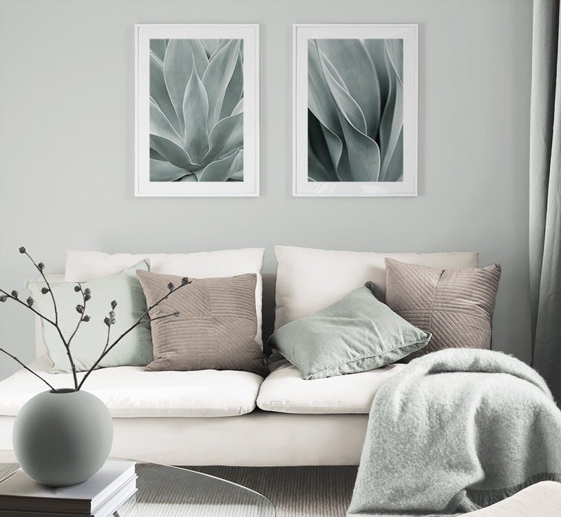 Floral duo gallery wall (ONE SIZE)