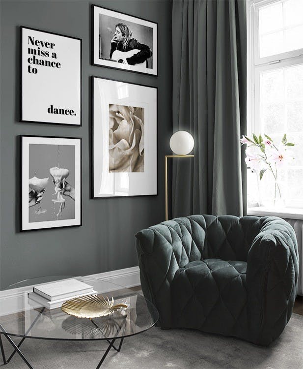 Cheers & Dance gallery wall (ONE SIZE)