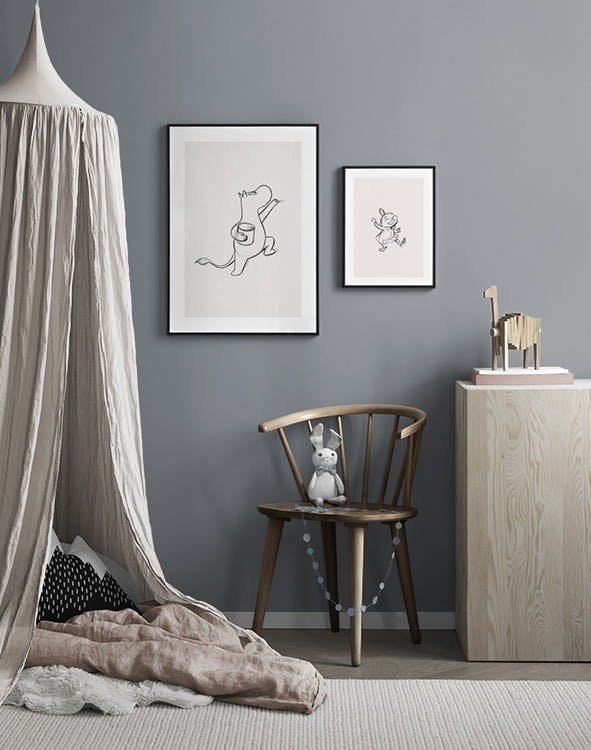Moominvalley friends gallery wall (ONE SIZE)
