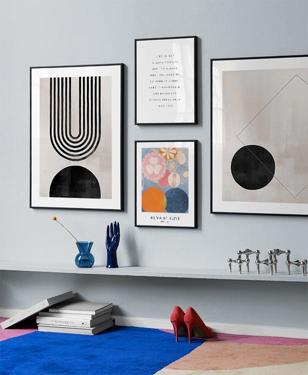 Artsy Blue decoration murale (ONE SIZE)