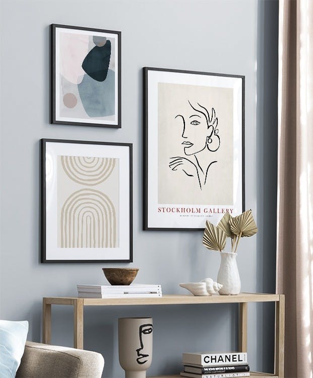 Abstract Gallery bildevegg (ONE SIZE)