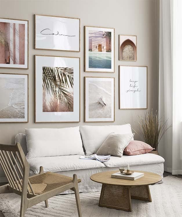 Palm Romance gallery wall (ONE SIZE)