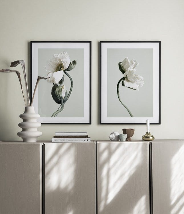 Green Flower gallery wall (ONE SIZE)