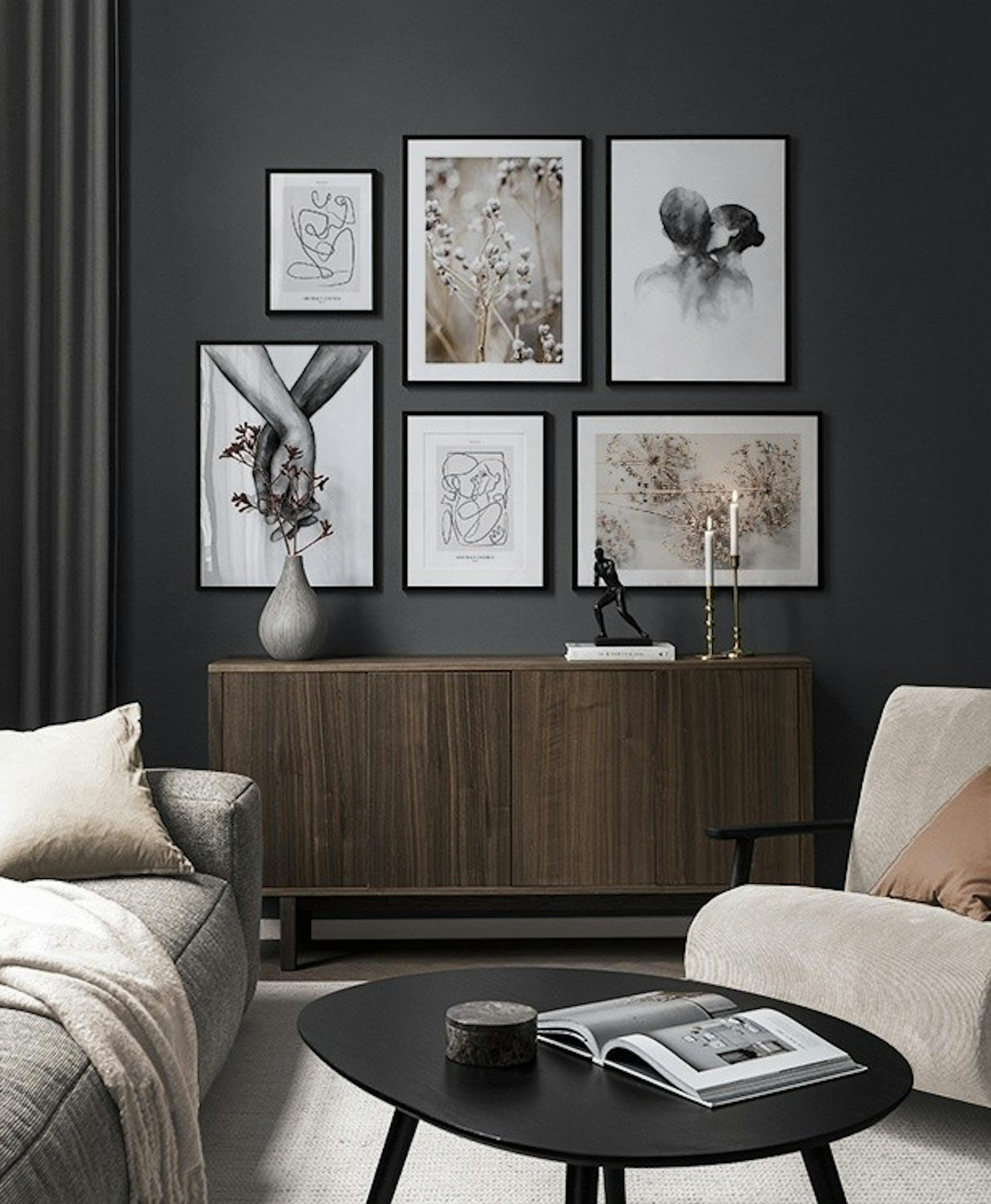 Trendy And Cozy gallery wall