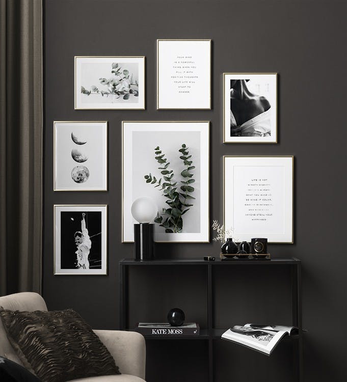 Botanical Art gallery wall (ONE SIZE)