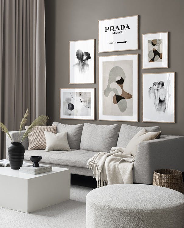 Painted Shapes decoration murale (ONE SIZE)